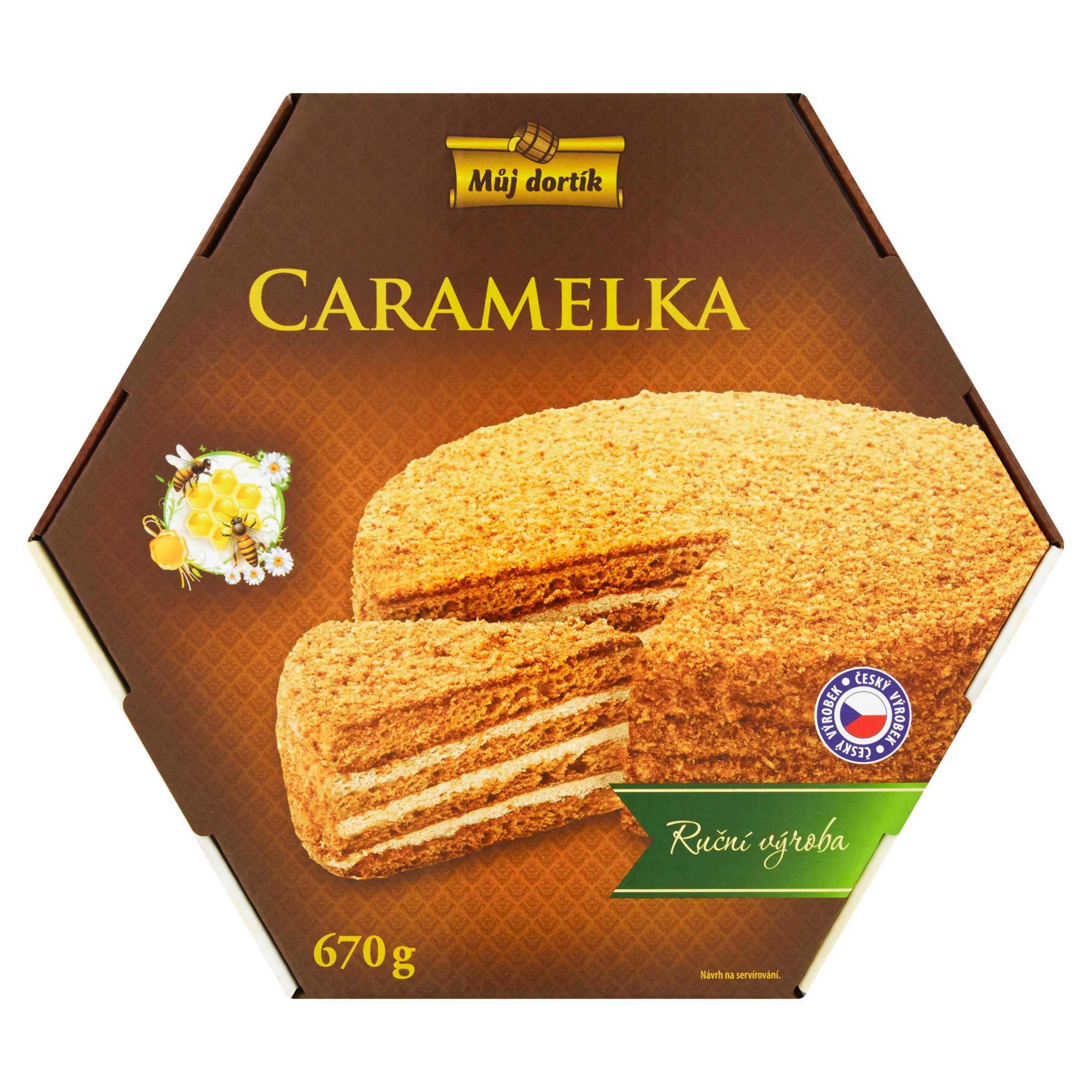Pekárna a cukrárna - Můj dortík Caramelka dort 670 g