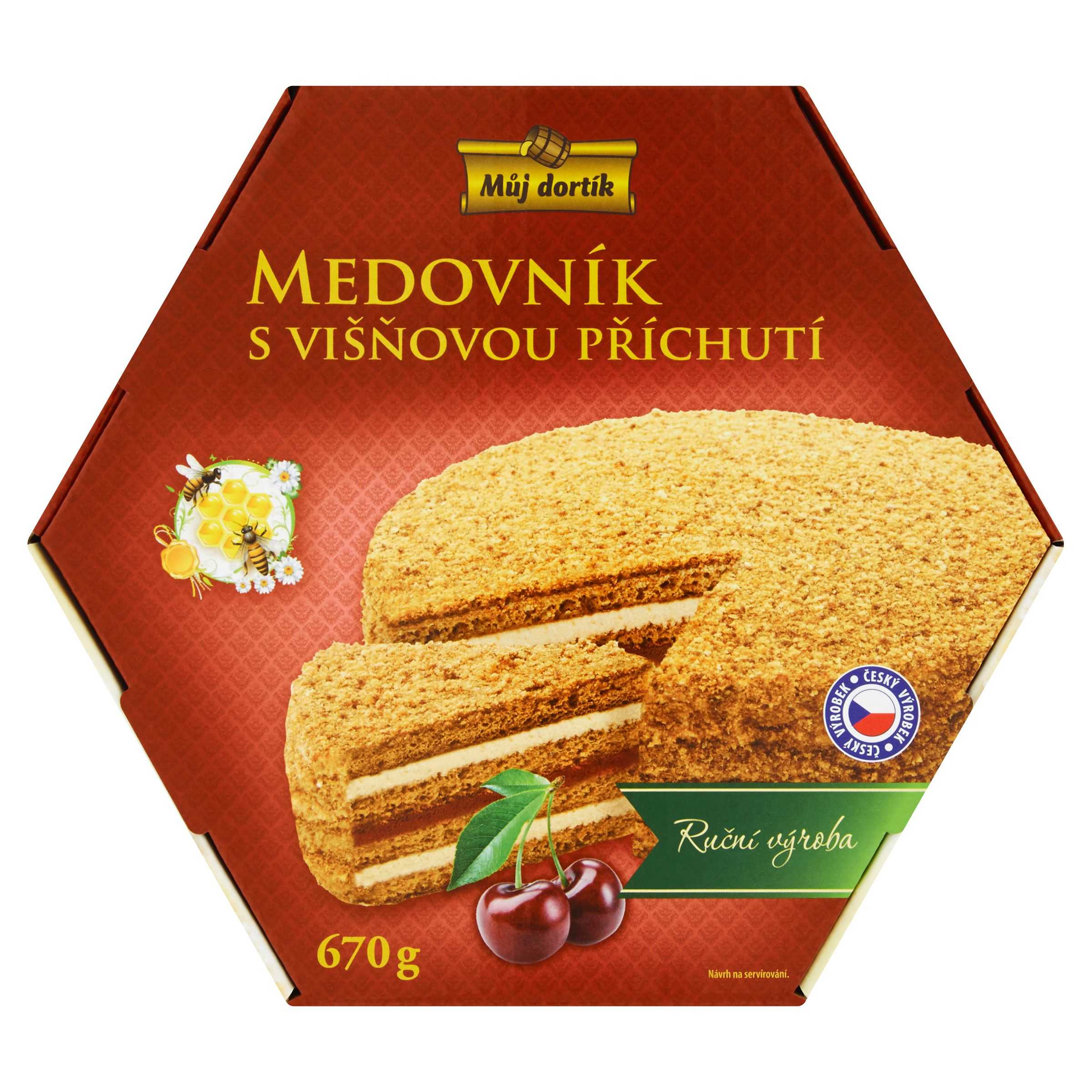 Pekárna a cukrárna - Můj dortík Dort s višňovou příchutí 670 g