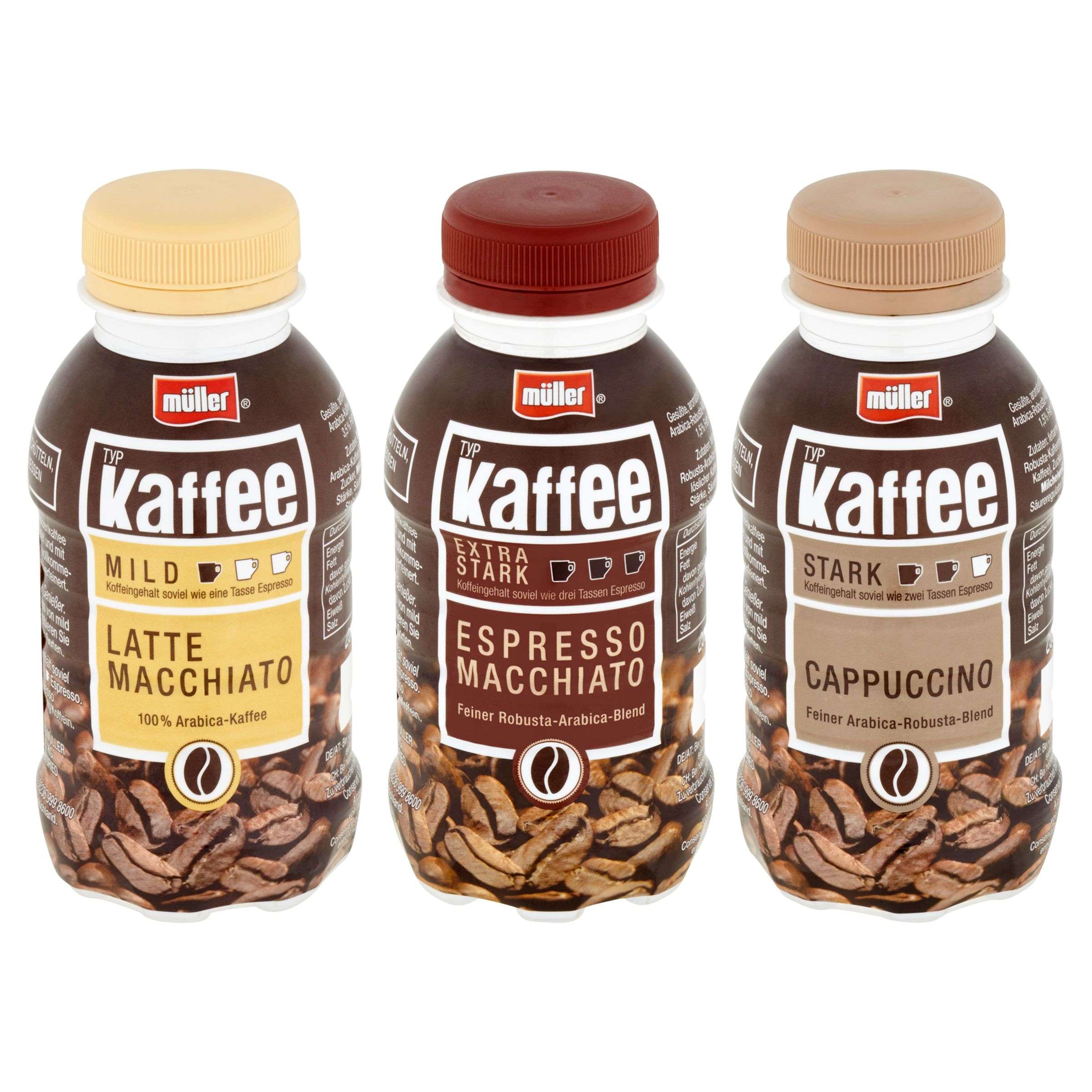 Mléčné a chlazené - Müller Kaffee různé příchutě 250 ml