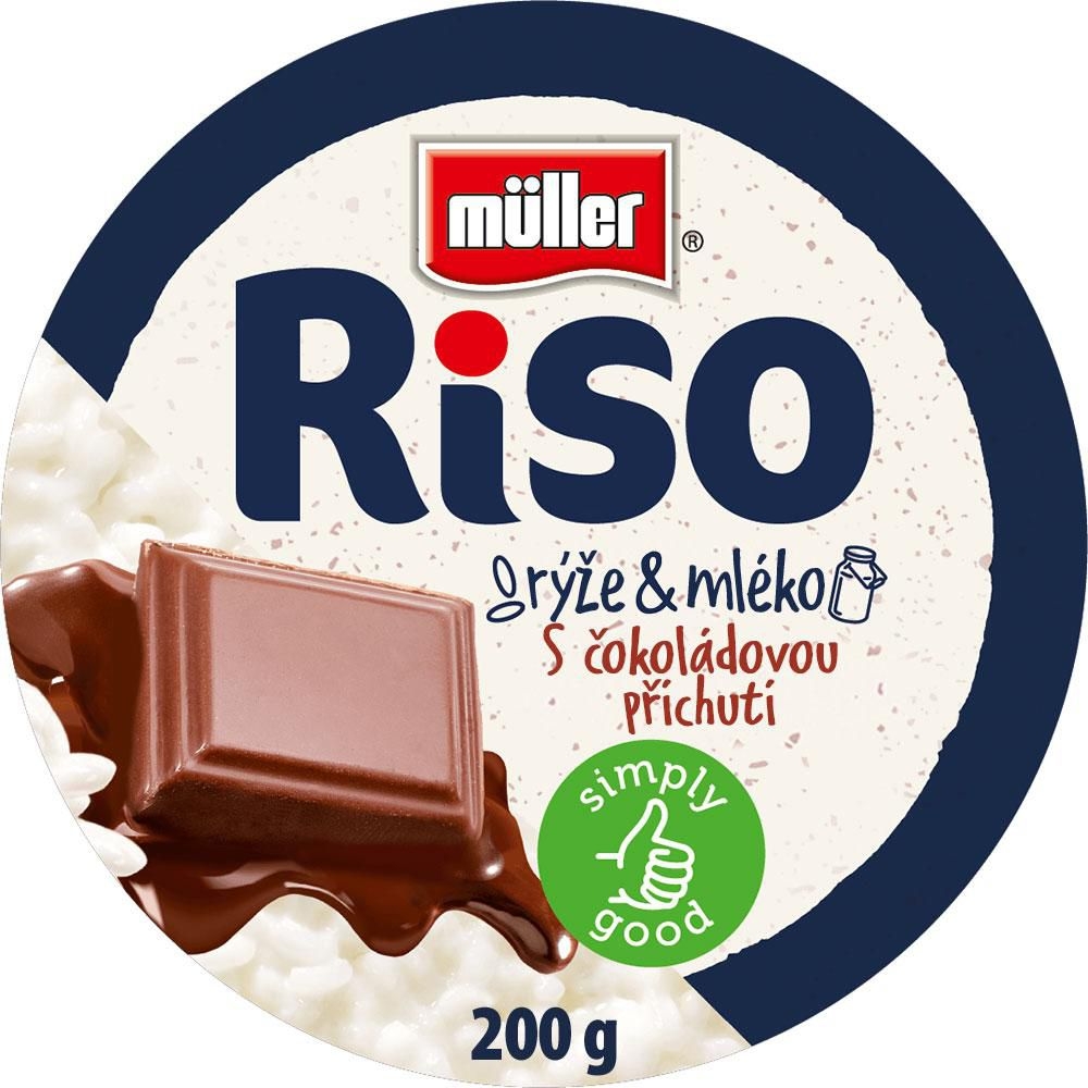 Mléčné a chlazené - Müller Riso Mléčná rýže čokoláda 200 g
