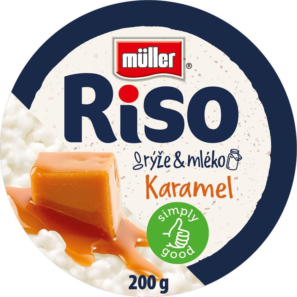 Mléčné a chlazené - Müller Riso Mléčná rýže karamel 200 g