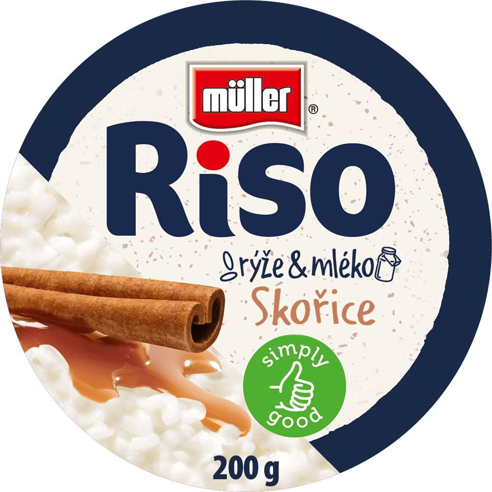 Mléčné a chlazené - Müller Riso Mléčná rýže skořice 200 g