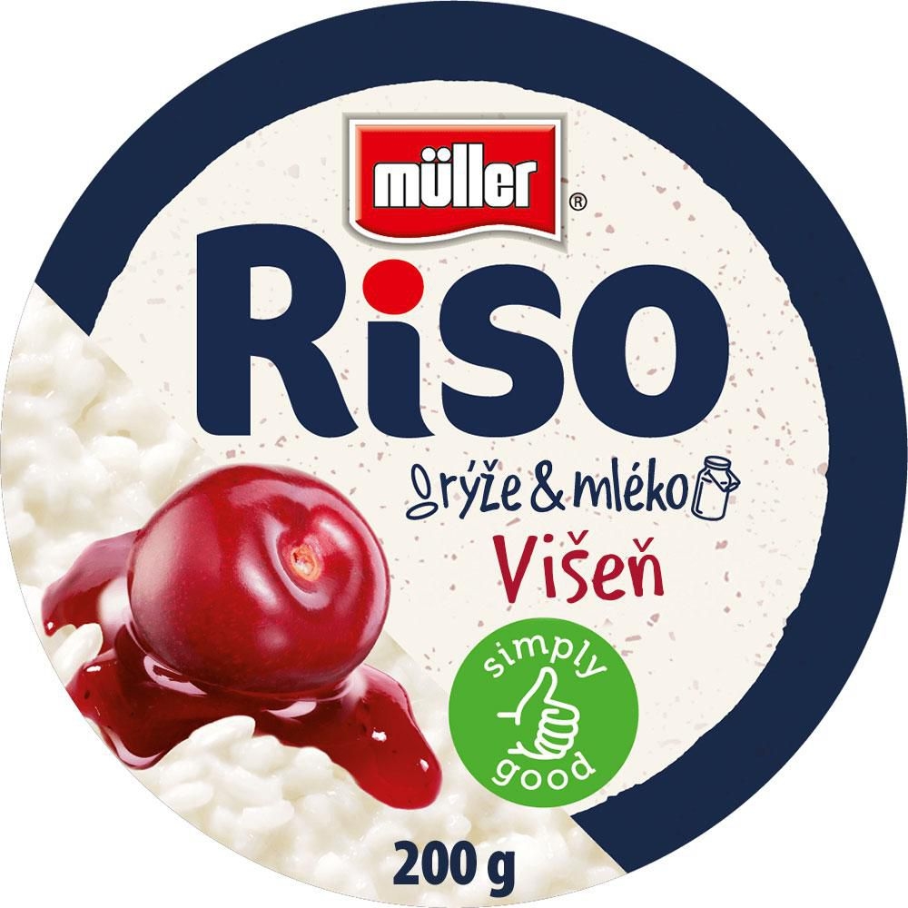Mléčné a chlazené - Müller Riso Višeň 200g