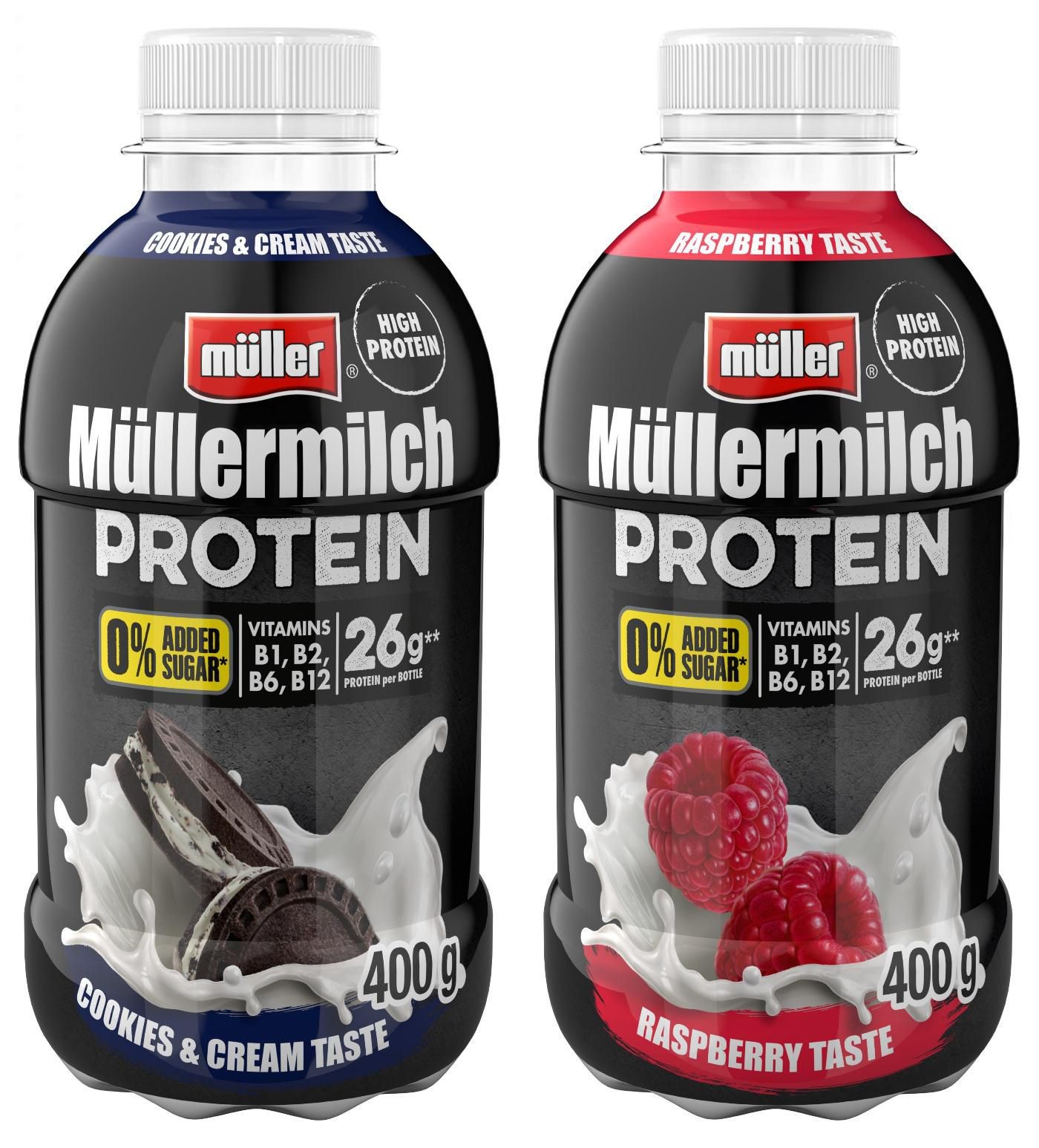 Mléčné a chlazené - Müllermilch Protein Zero různé příchutě 400g