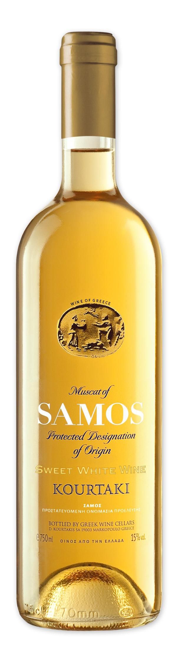 Nápoje - Muscat of Samos Kourtaki 0,75 l