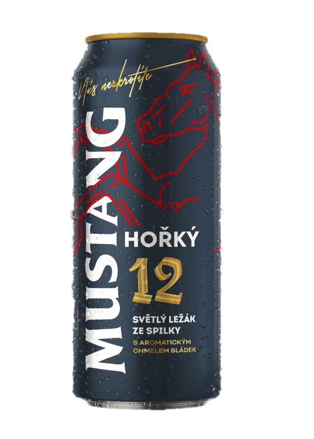 Nápoje - Mustang Hořký 12 0,5 l plech