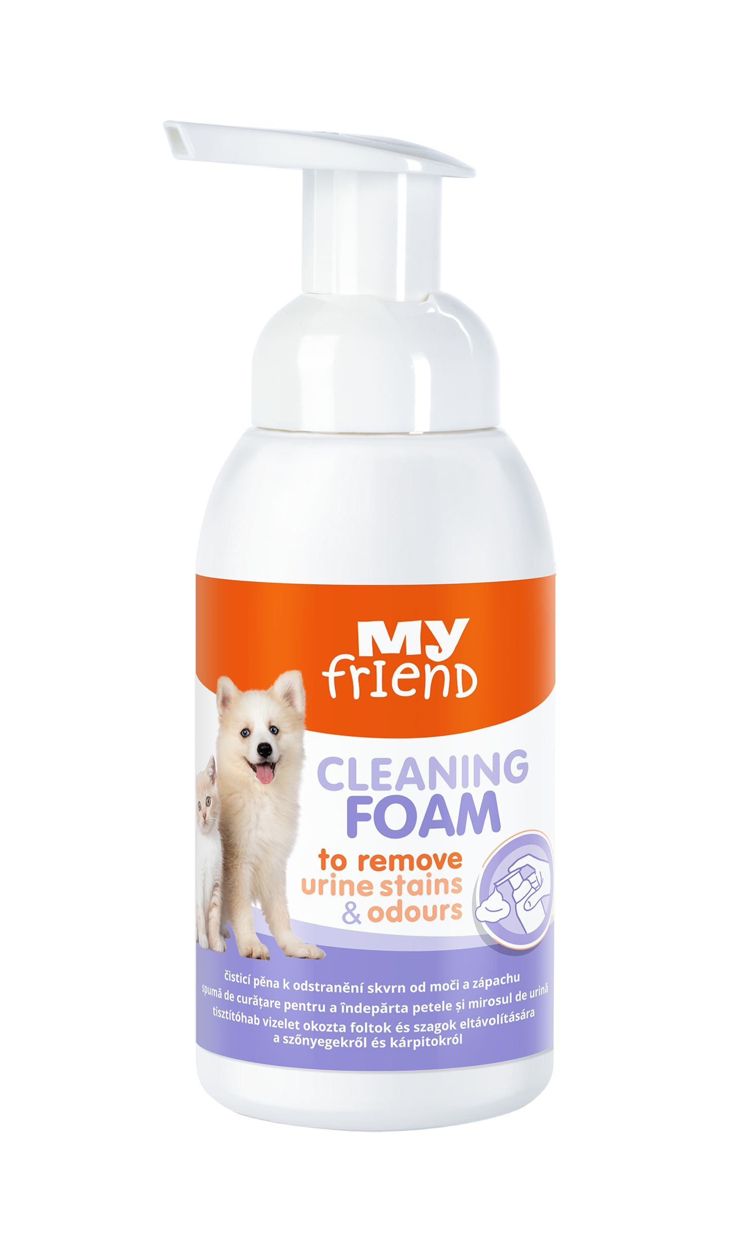 Svět zvířat - My Friend čistící pěna s vůní na textilní povrchy pro neutralizaci zápachu, 300 ml