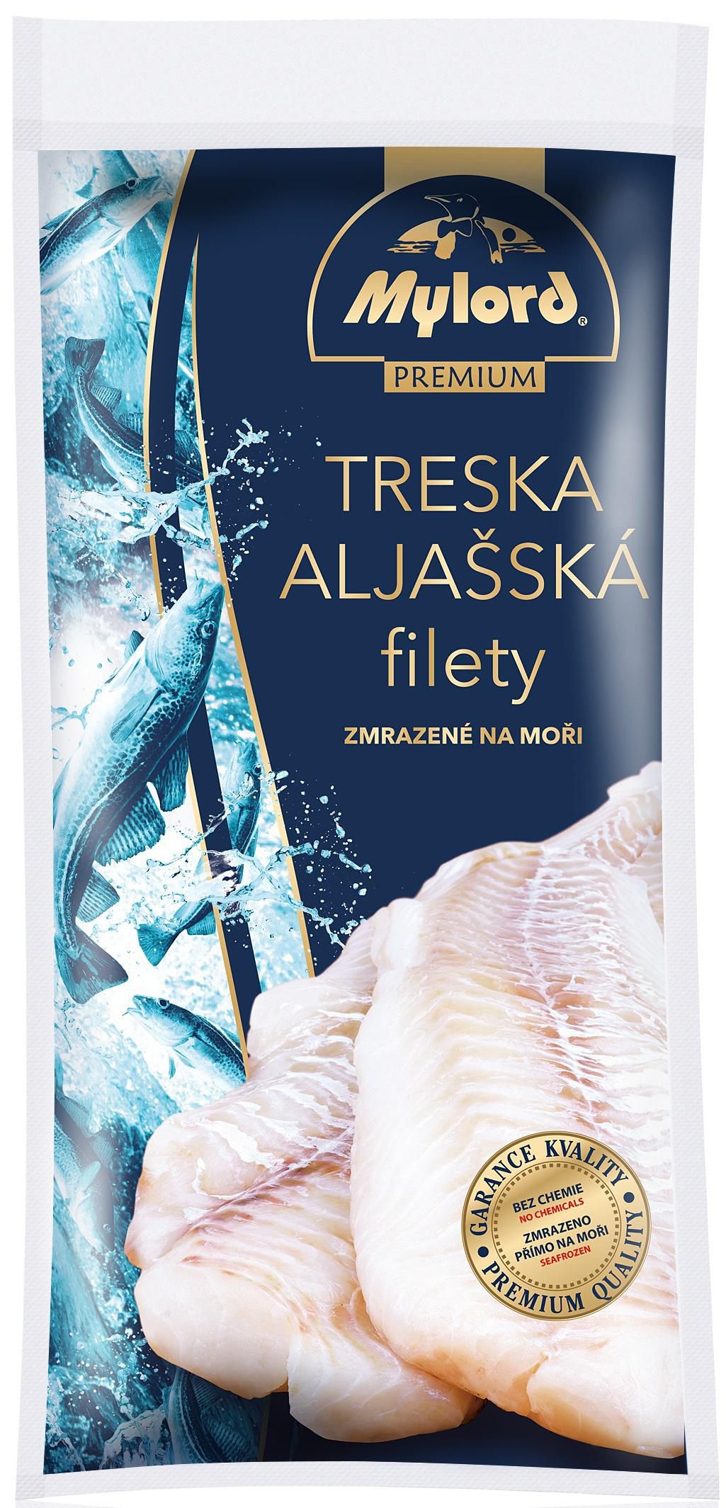 Mražené potraviny - Mylord Premium Filety z aljašské tresky mražené 360 g
