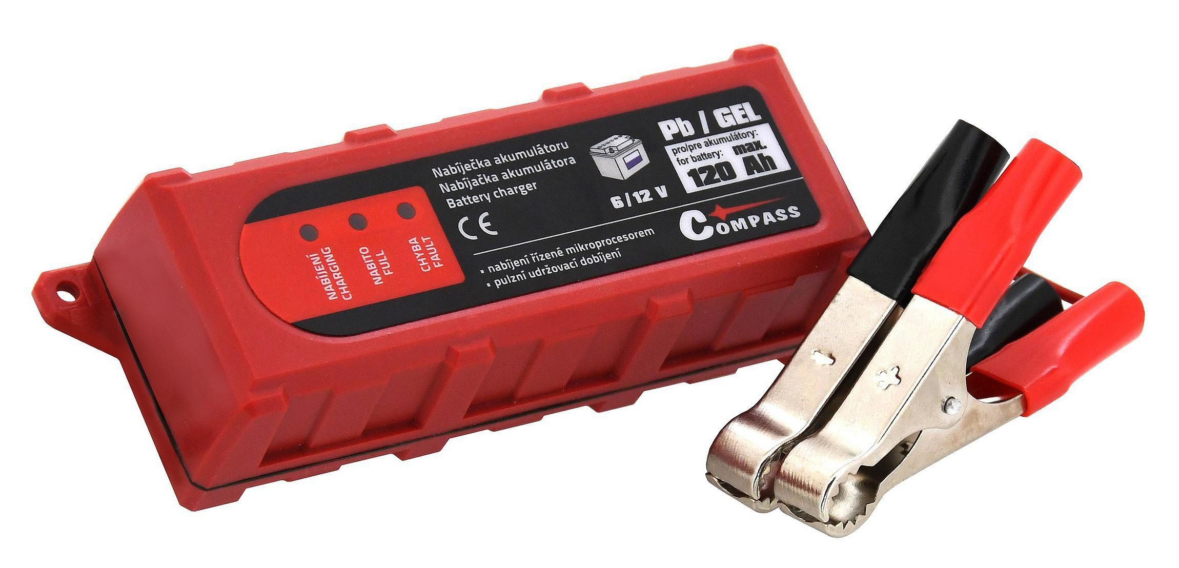 Auto-moto - Nabíječka mikroprocesor 1Amp 6/12V PB/GEL max. 120Ah