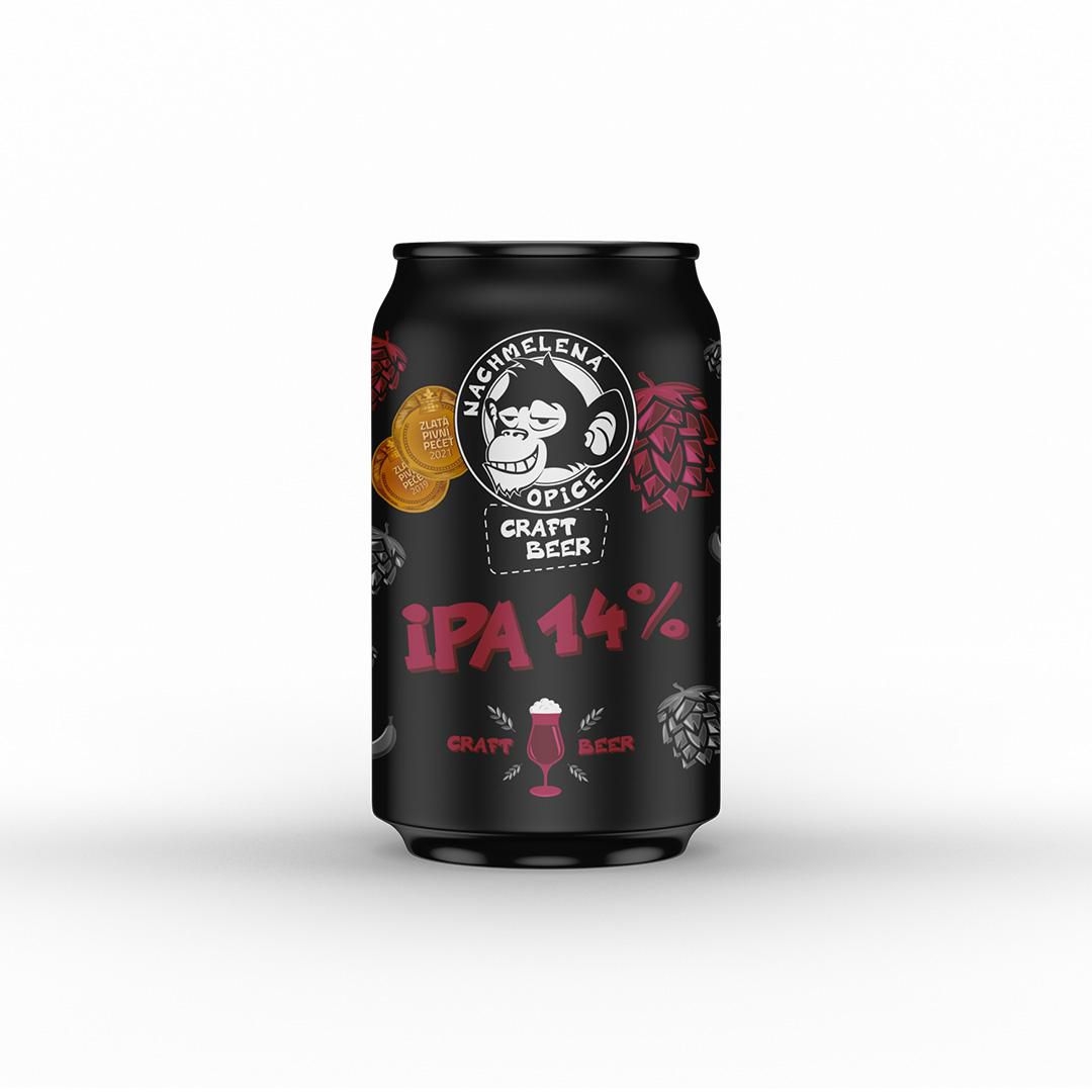 Nachmelená Opice, IPA 14 plech 0,33L-0