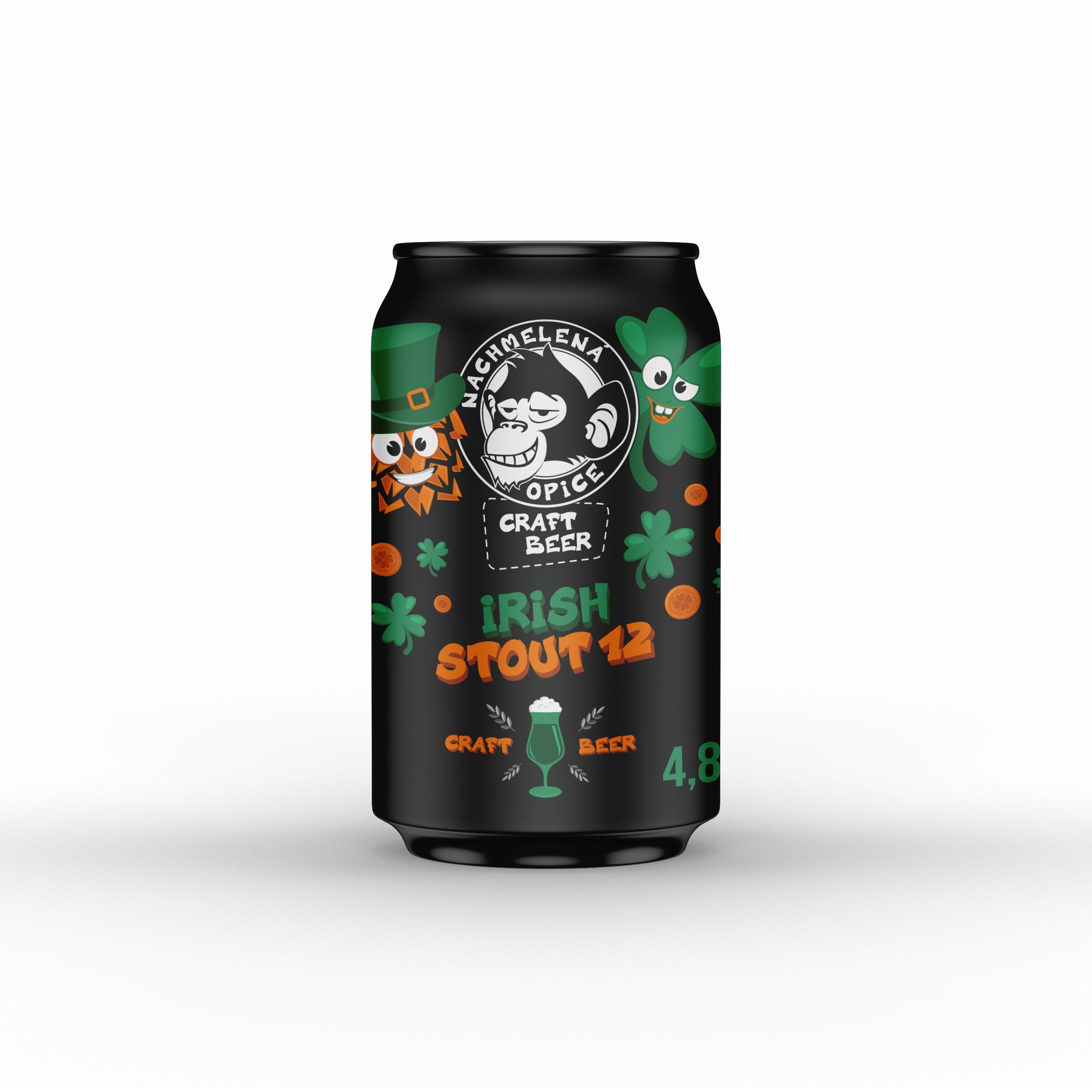 Nachmelená Opice, Irish STOUT 12, 0,33L-0