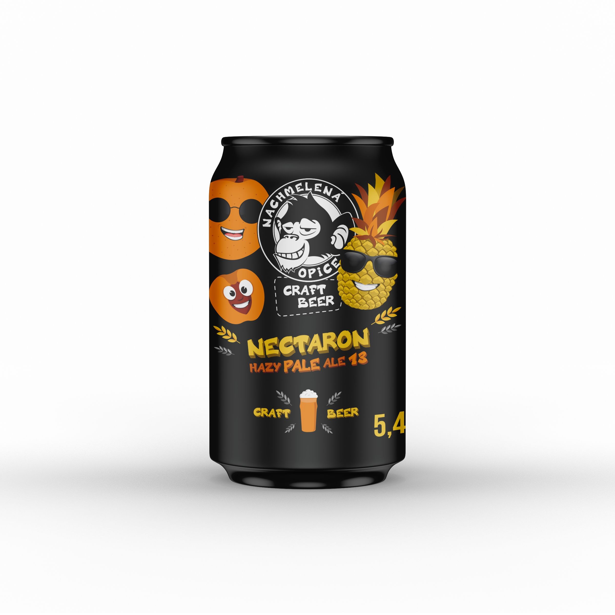 Nachmelená Opice, Nectaron Hazy Pale Ale 13, 0,33L-0