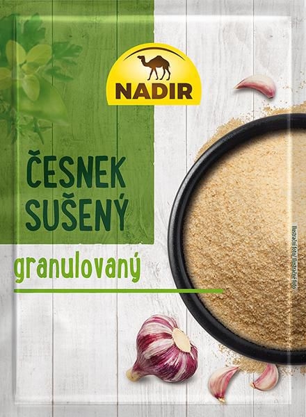 Trvanlivé potraviny - Nadir Česnek sušený granulovaný 20 g