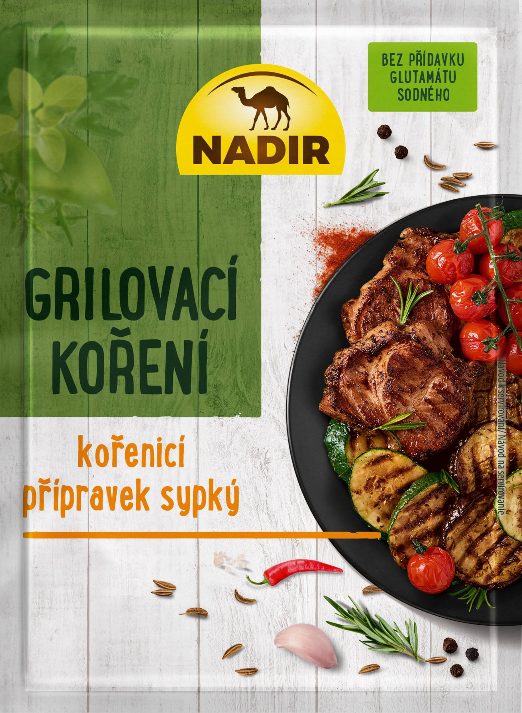 Trvanlivé potraviny - Nadir Grilovací koření 20 g