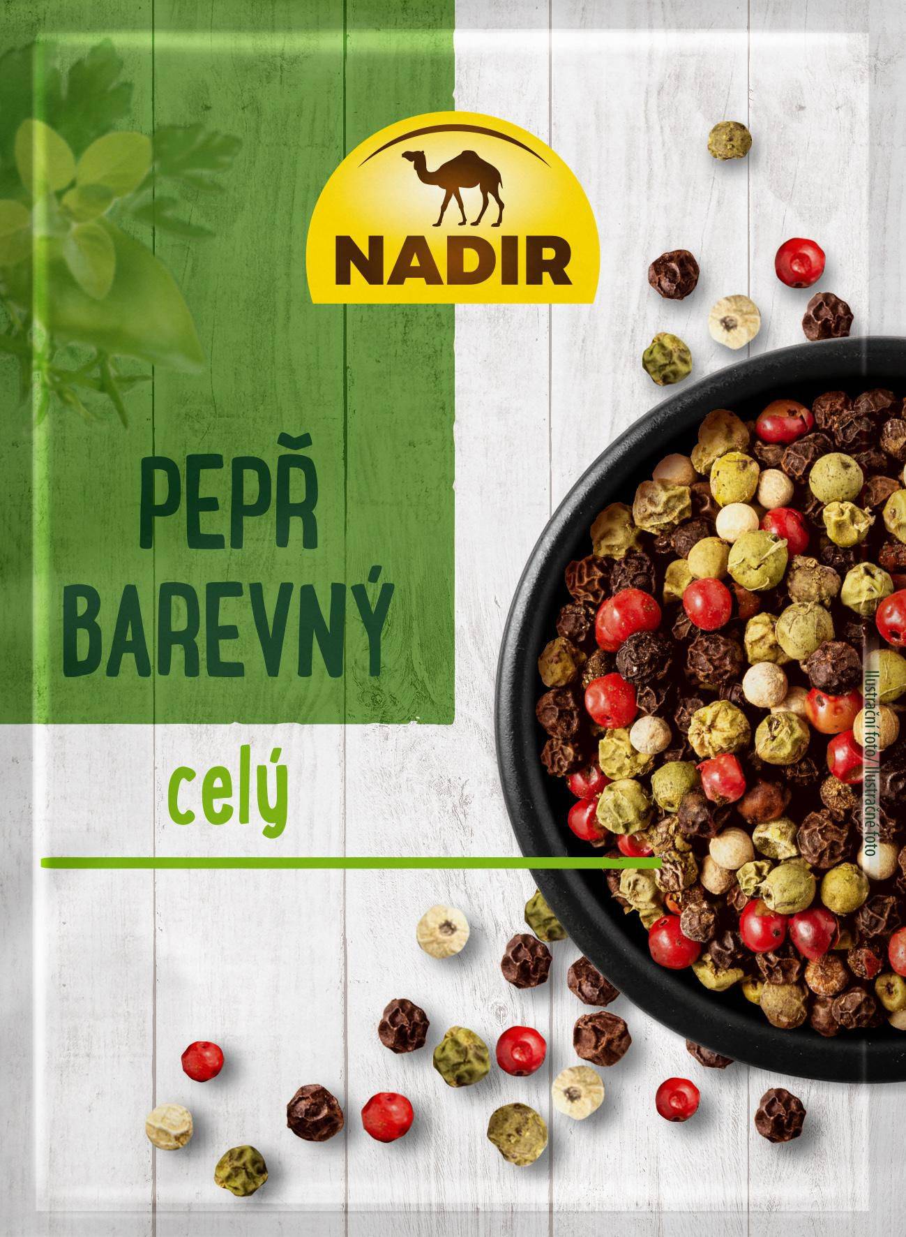 Trvanlivé potraviny - Nadir Pepř 4 barevný celý 14g