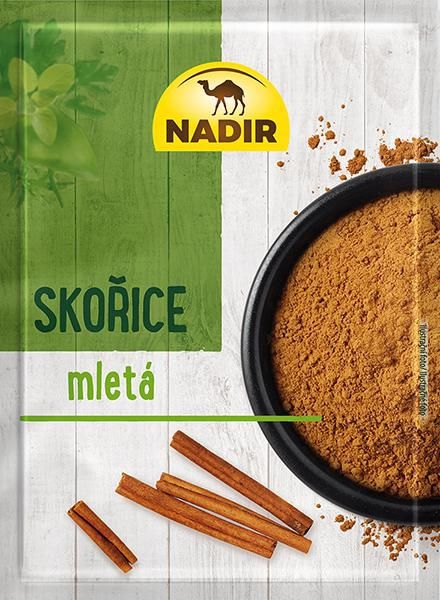 Trvanlivé potraviny - Nadir Skořice mletá 15 g
