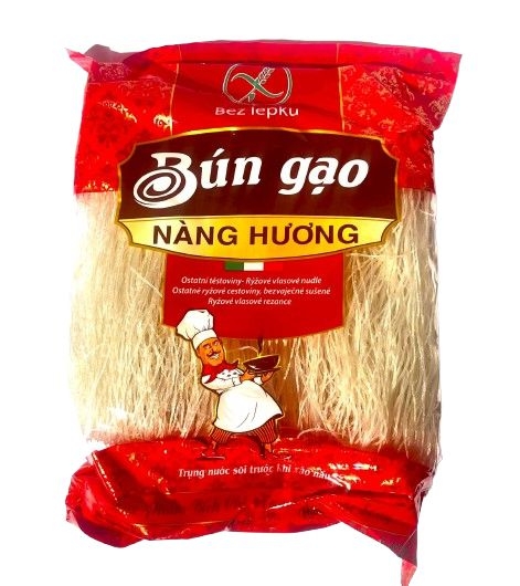 Trvanlivé potraviny - Náng Huong Rýžové vlasové nudle 400g