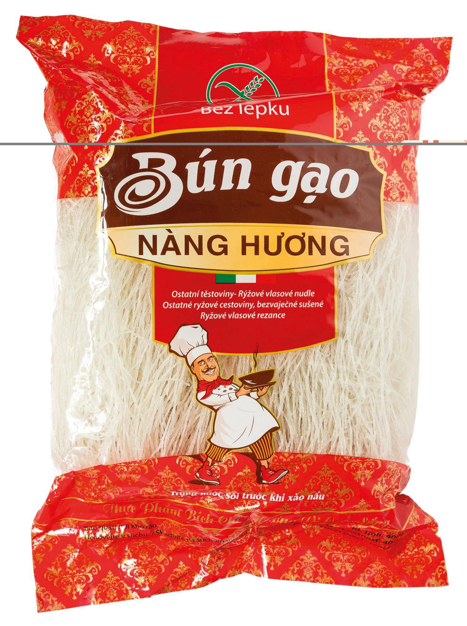 Náng Huong Rýžové vlasové nudle 400g-1