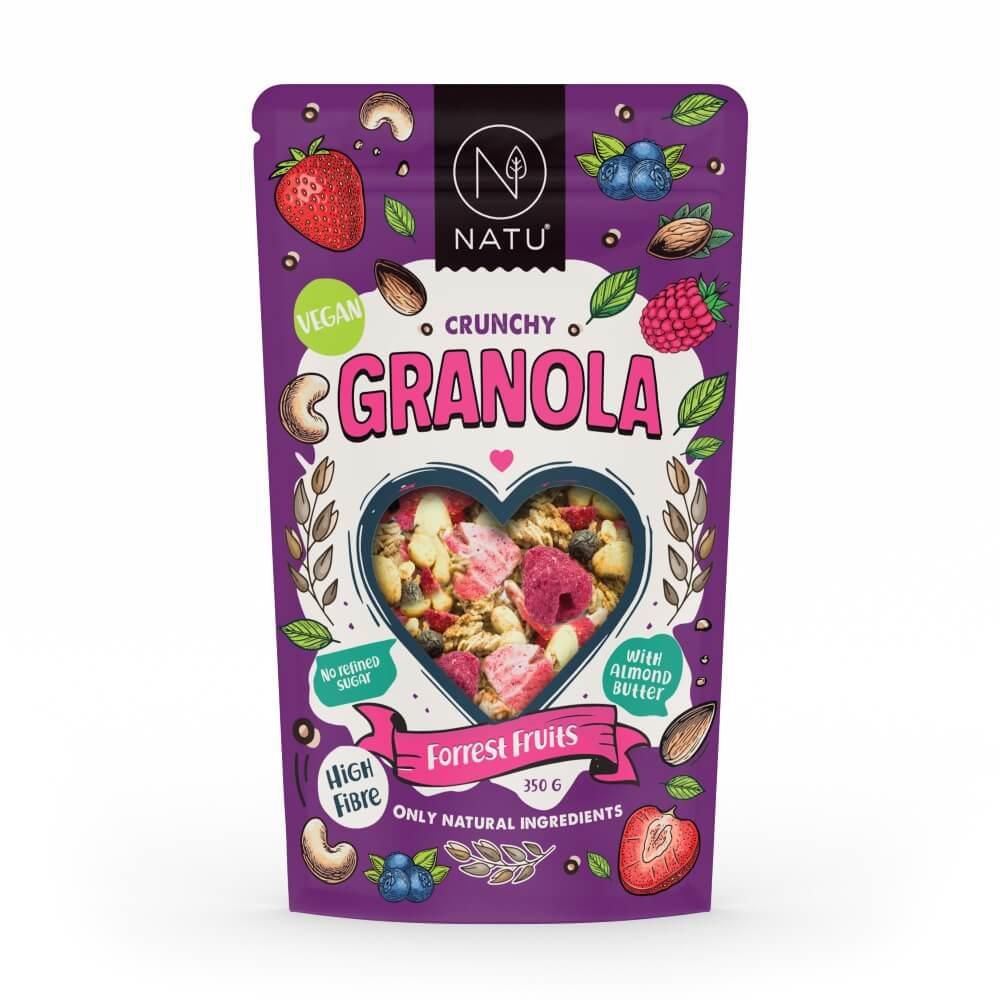 Trvanlivé potraviny - Natu Granola lesní plody 330 g