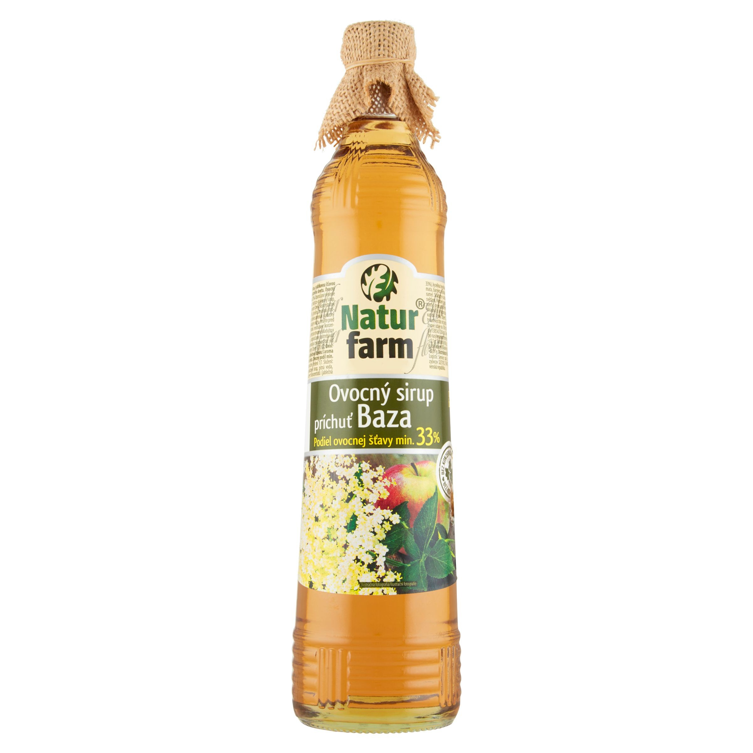 Nápoje - Natur Farm ovocný sirup s příchutí bezu 0,7 l