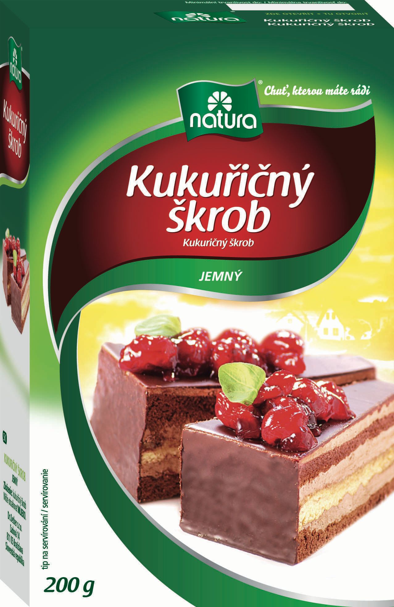 Trvanlivé potraviny - Natura Kukuřičný škrob jemný 200g