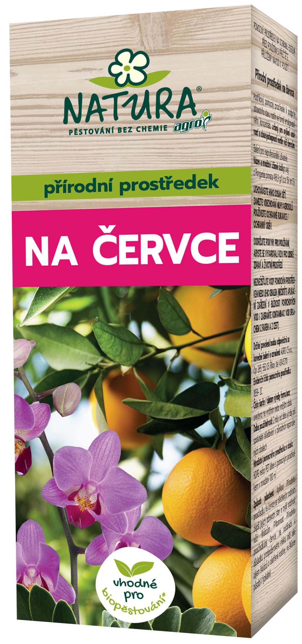 Domácnost a Zahrada - NATURA Přírodní prostředek na červce 100 ml