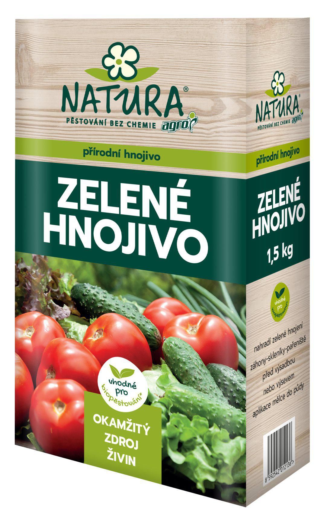 Domácnost a Zahrada - NATURA Zelené hnojivo 1,5 kg