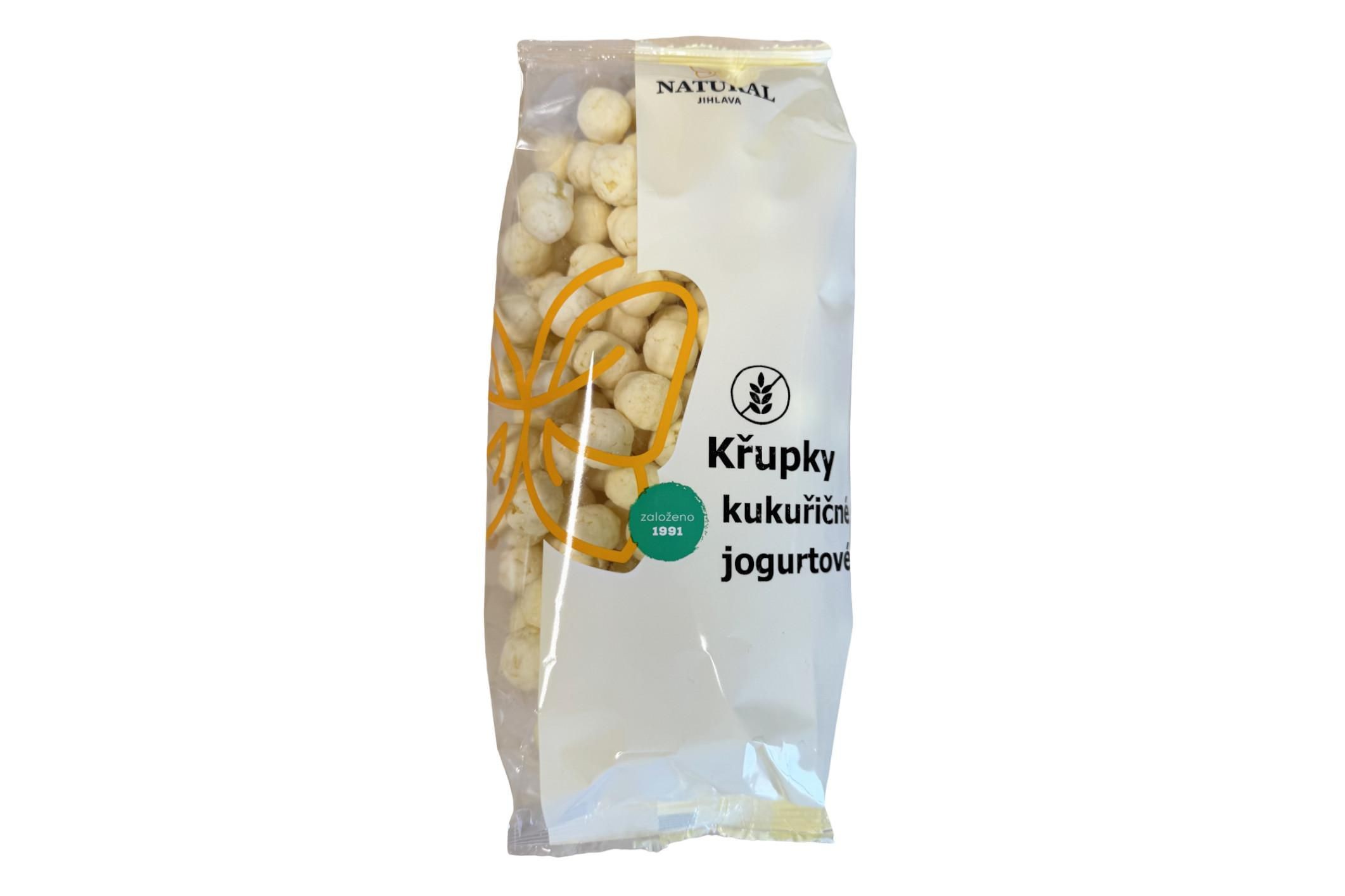 Zdravý svět - Natural Jihlava Křupky kukuřičné jogurtové bez lepku 140g