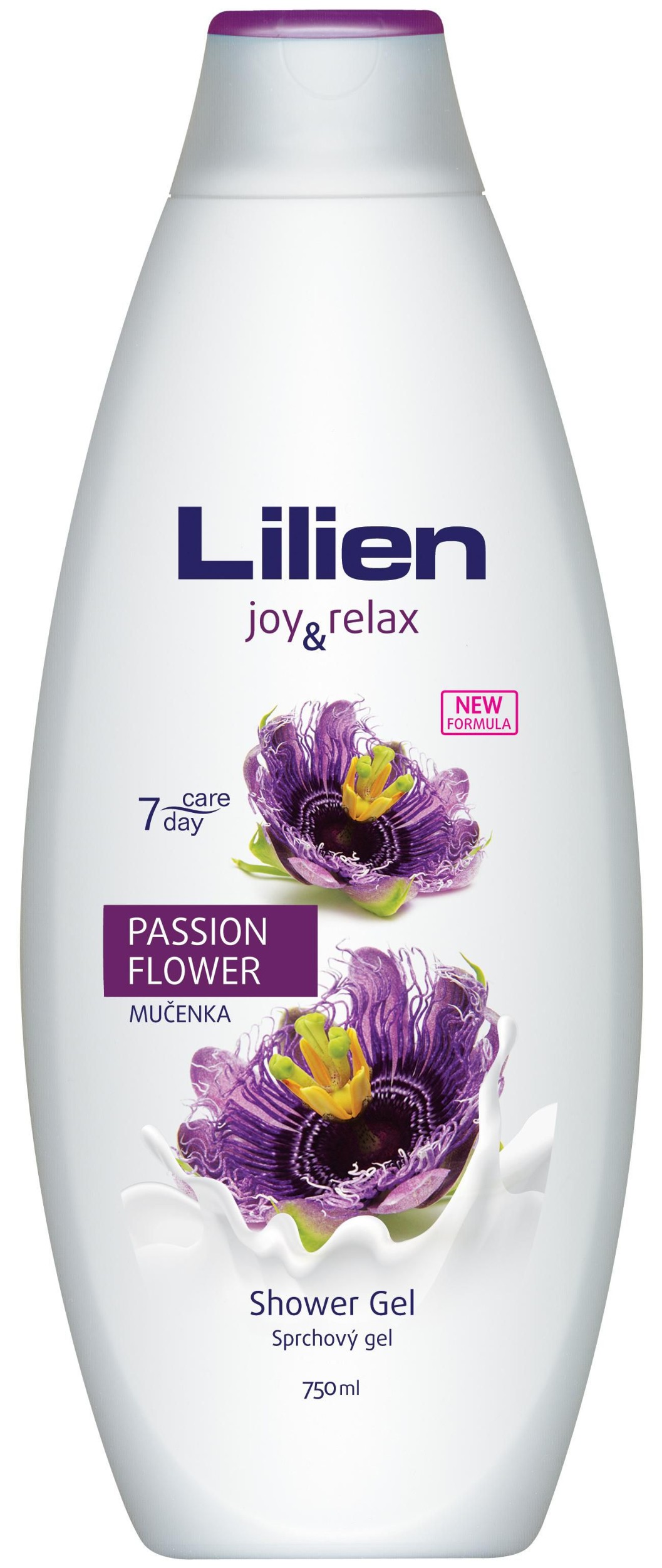 Drogerie a kosmetika - Naturalis Lilien shower cream Hibiscus & Sesame Milk 750 ml