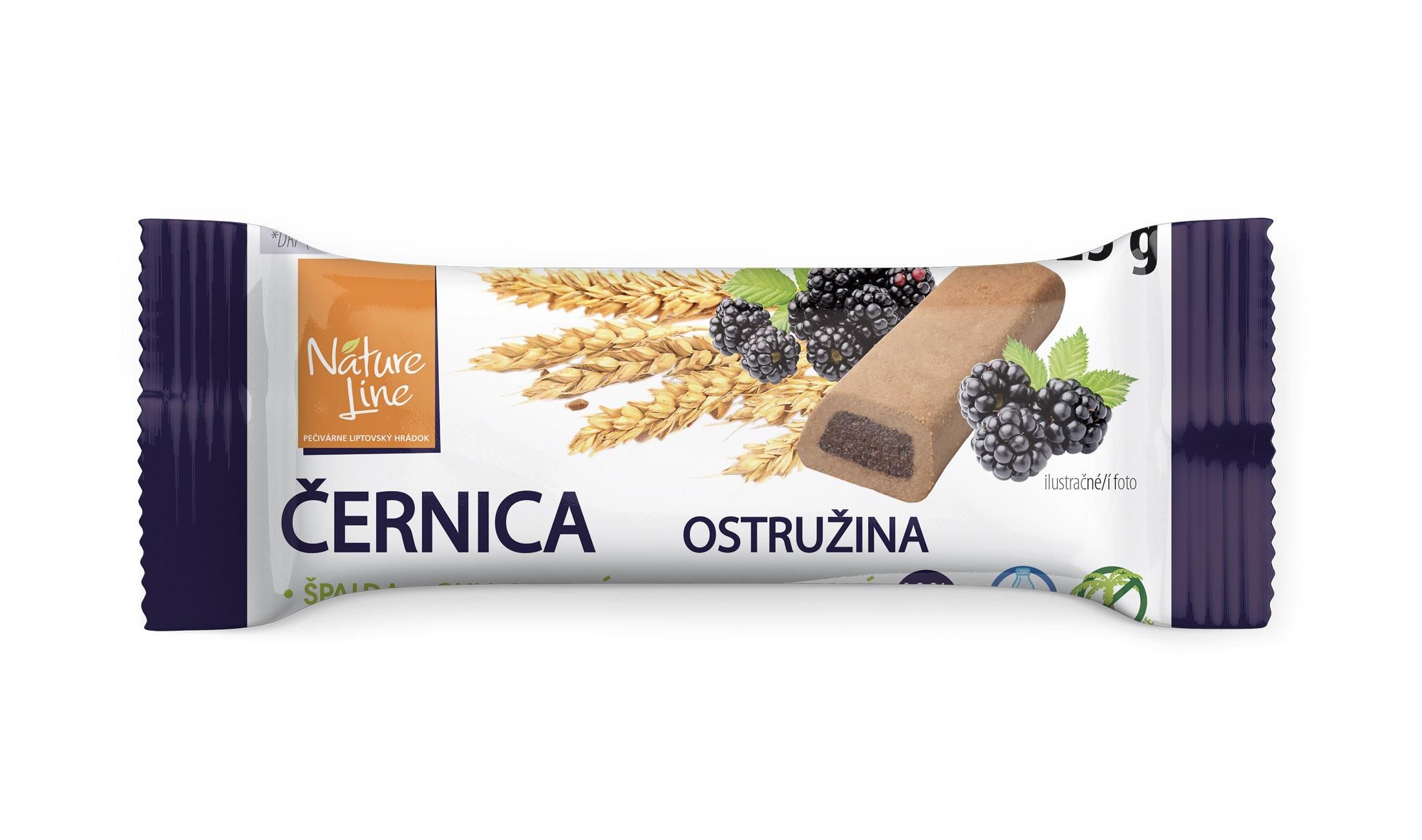 Zdravý svět - Nature Line Ostružina Špaldová sušenka s ostružinovou náplní 25g