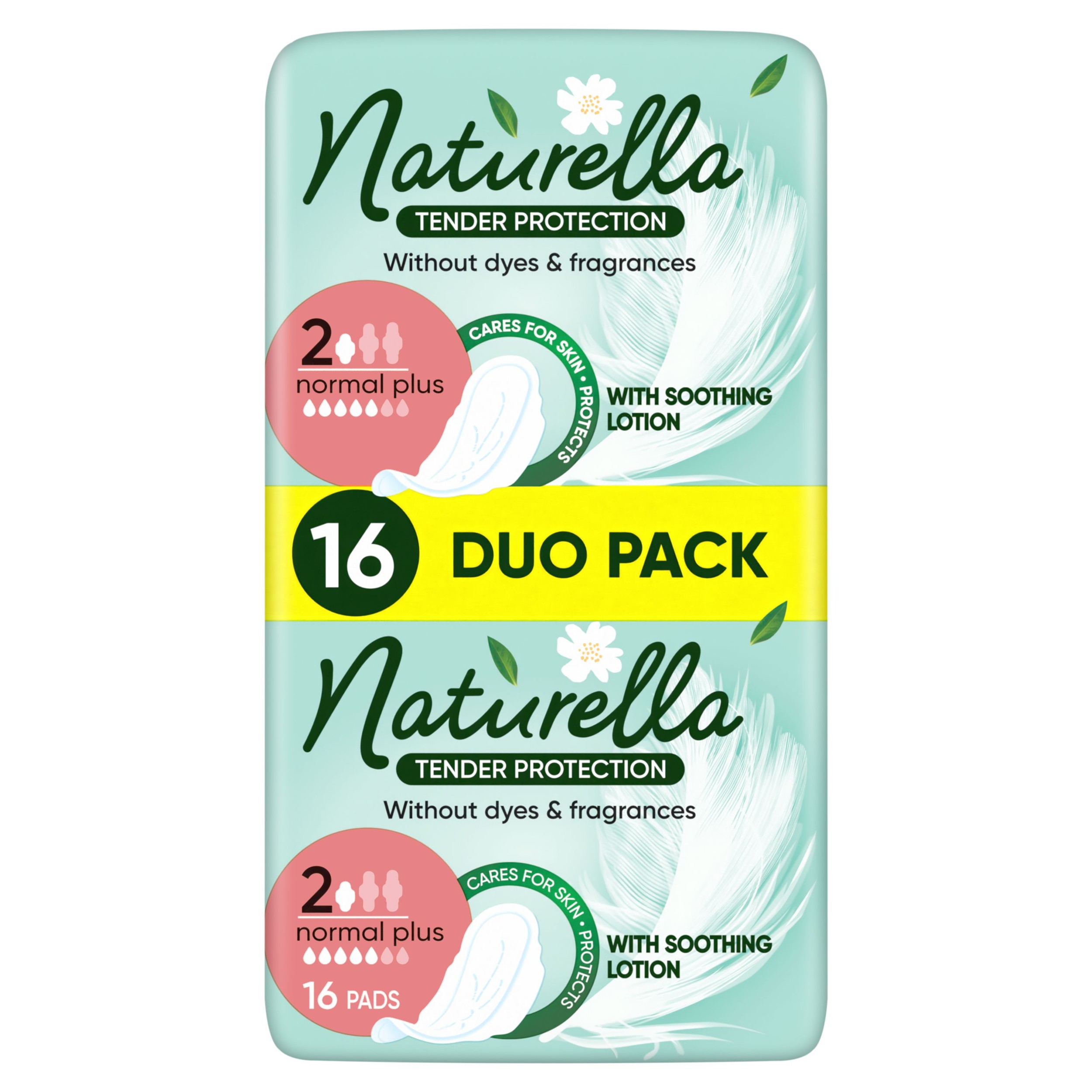 Drogerie a kosmetika - Naturella Tender vložky normální křídlo 16 ks