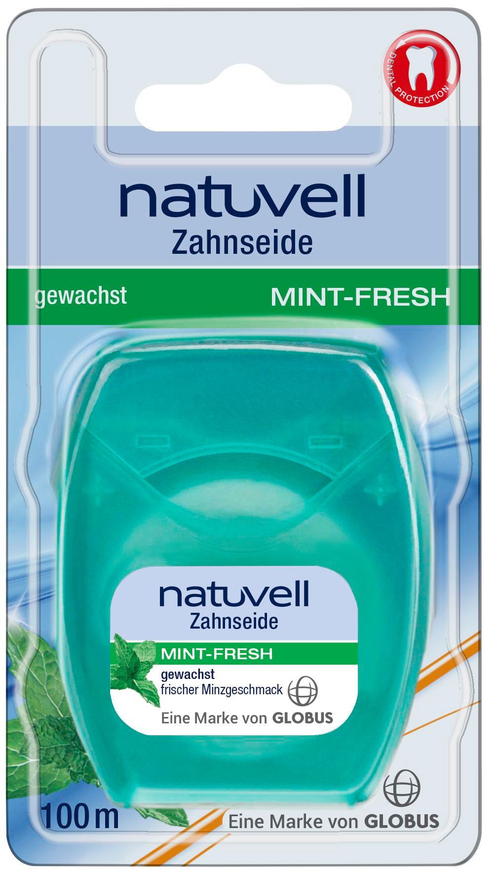 Drogerie a kosmetika - Natuvell Dentální Nit příchuť máta 100m