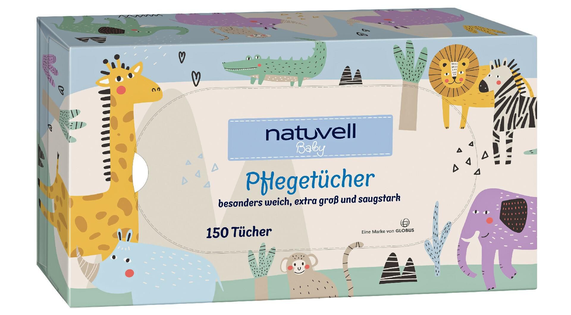 Svět dětí - Natuvell dětské ubrousky 150 ks