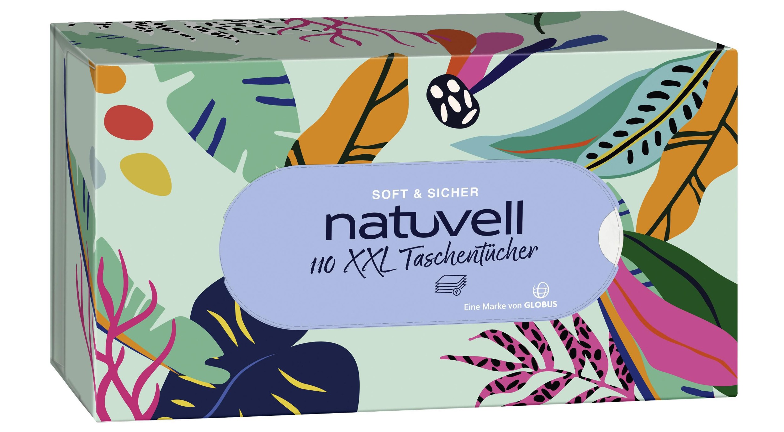 Drogerie a kosmetika - Natuvell kosmetické kapesníky 4vrstvé 110ks
