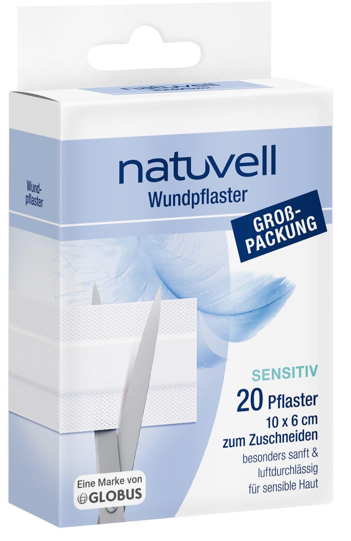 Péče o zdraví - Natuvell náplast sensitiv 10X6cm