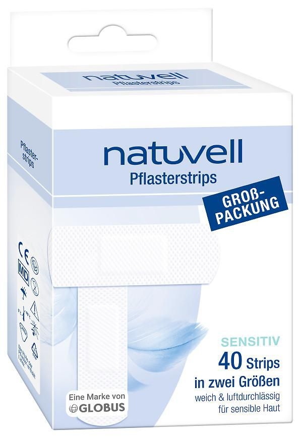 Péče o zdraví - Natuvell náplast sensitiv 2 velikosti