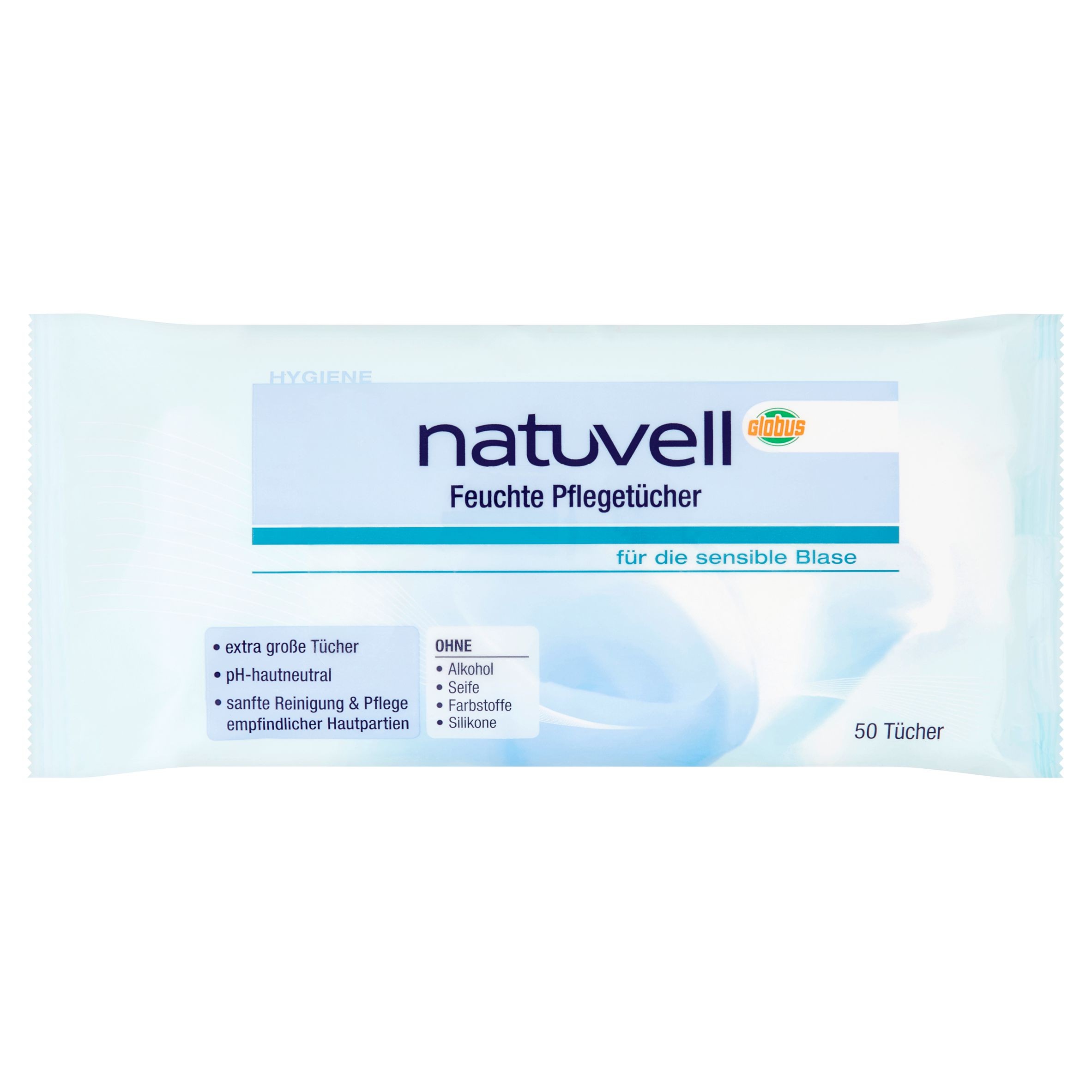 Drogerie a kosmetika - Natuvell Vlhčené ubrousky inkontinenční 50 ks