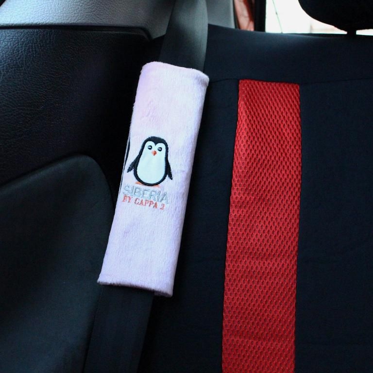 Auto-moto - Návlek na bezpeč. pás Cool Girl růžový