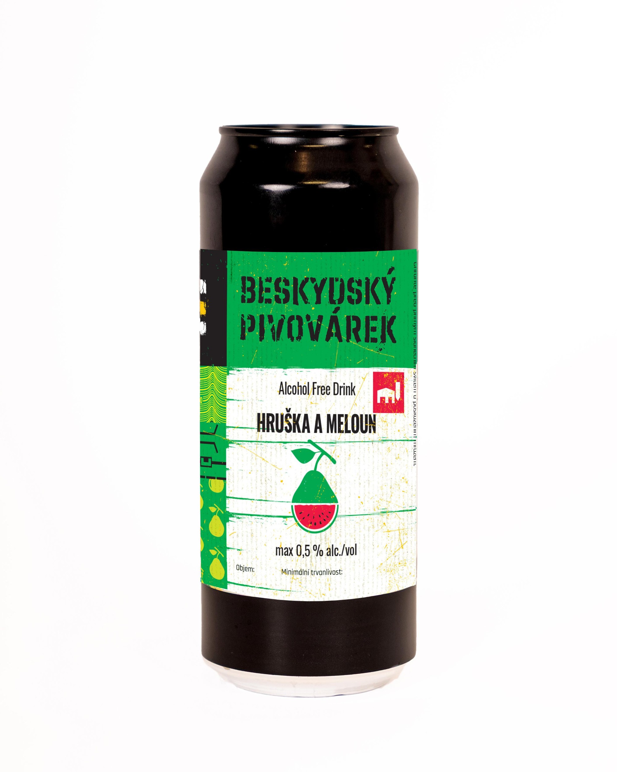 Nealko pivo s př. hruška a meloun 0,5 l