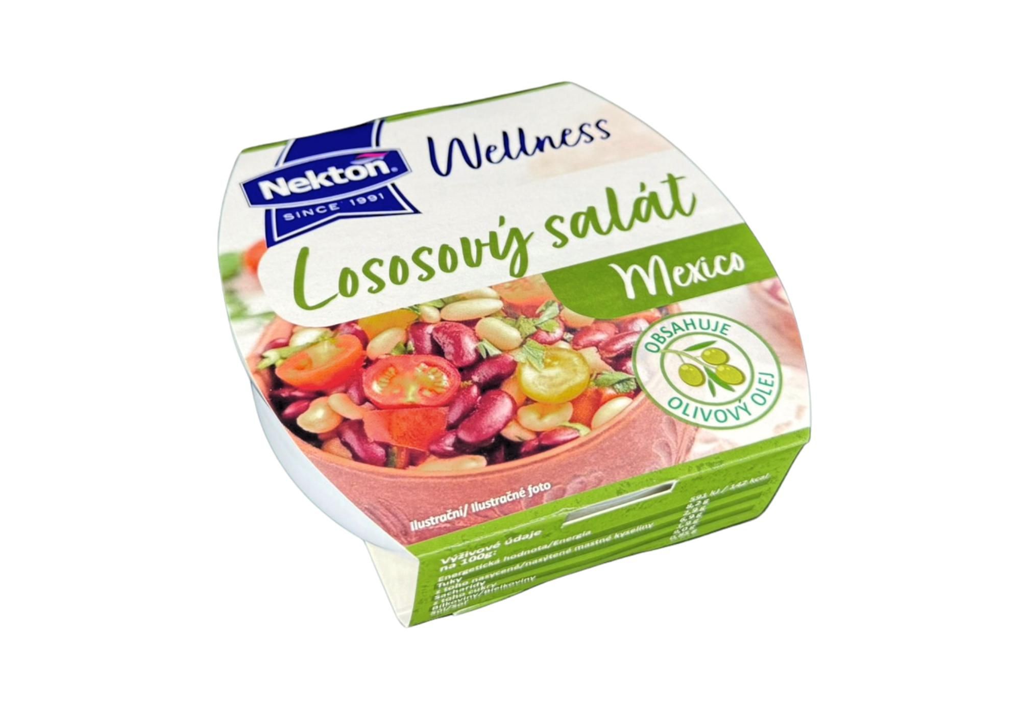 Trvanlivé potraviny - Nekton Wellness lososový salát Mexico 160g
