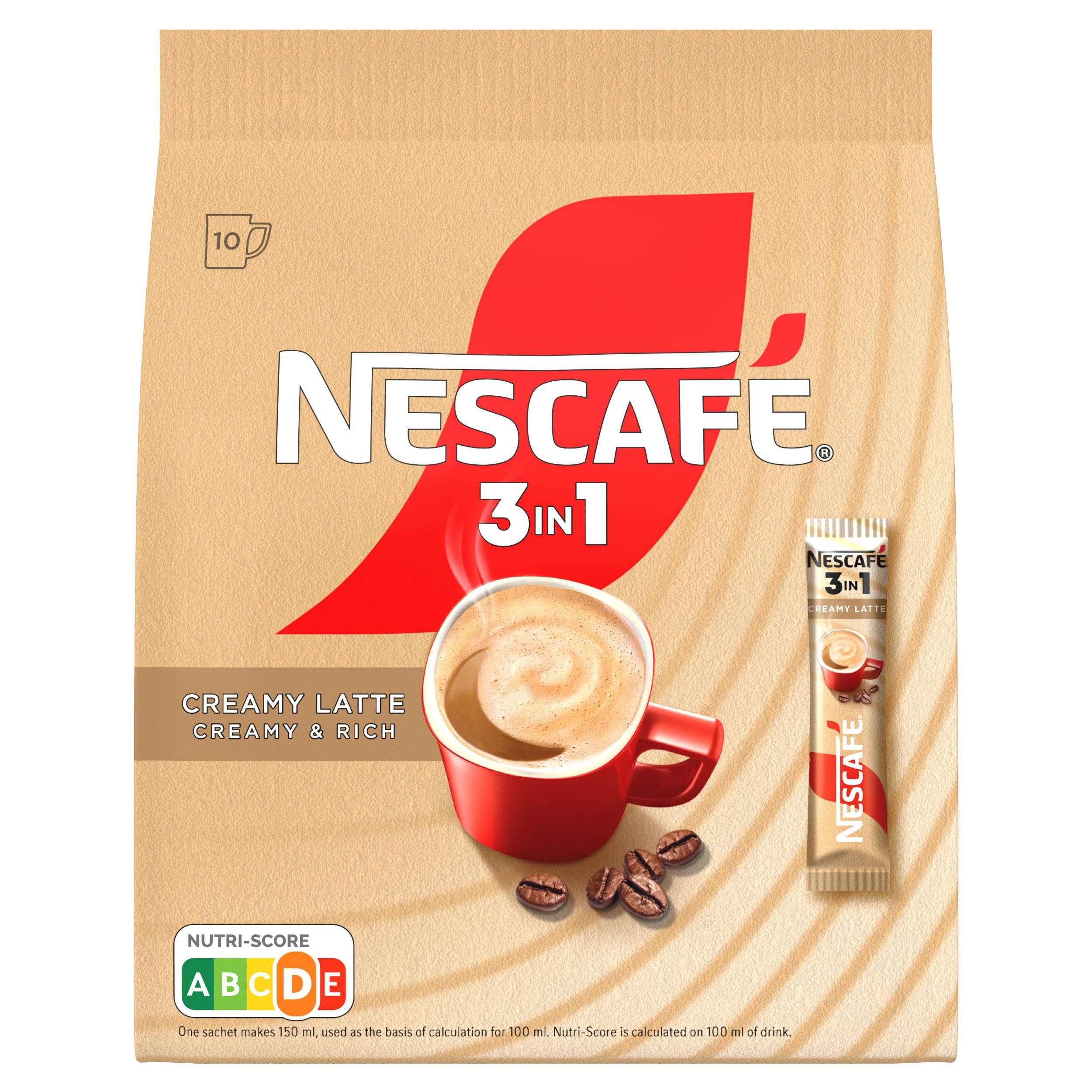 Nápoje - Nescafé 3in1 Creamy Latte, instantní k