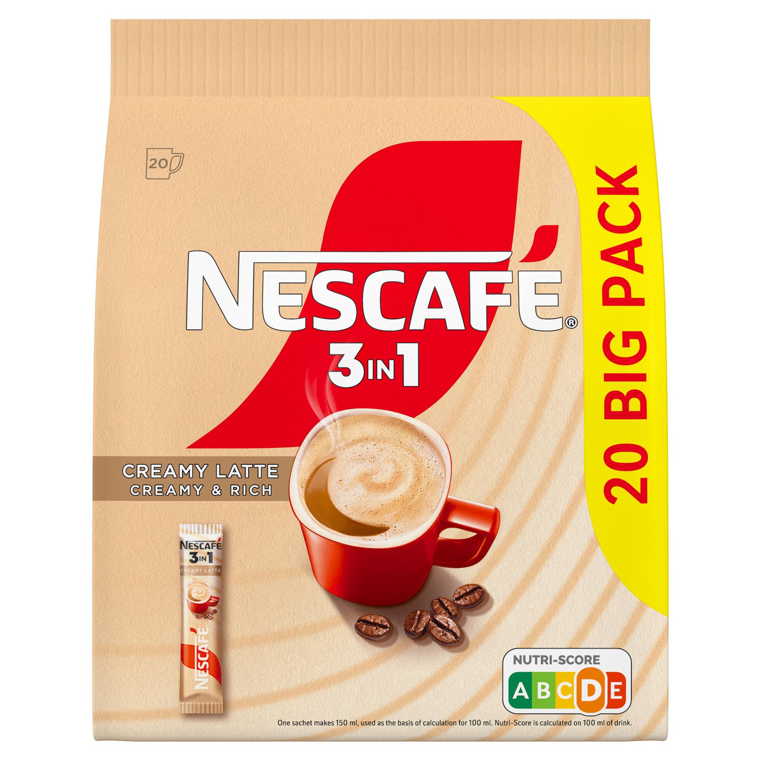 Nápoje - Nescafé 3in1 Creamy Latté Instantní káva 300g