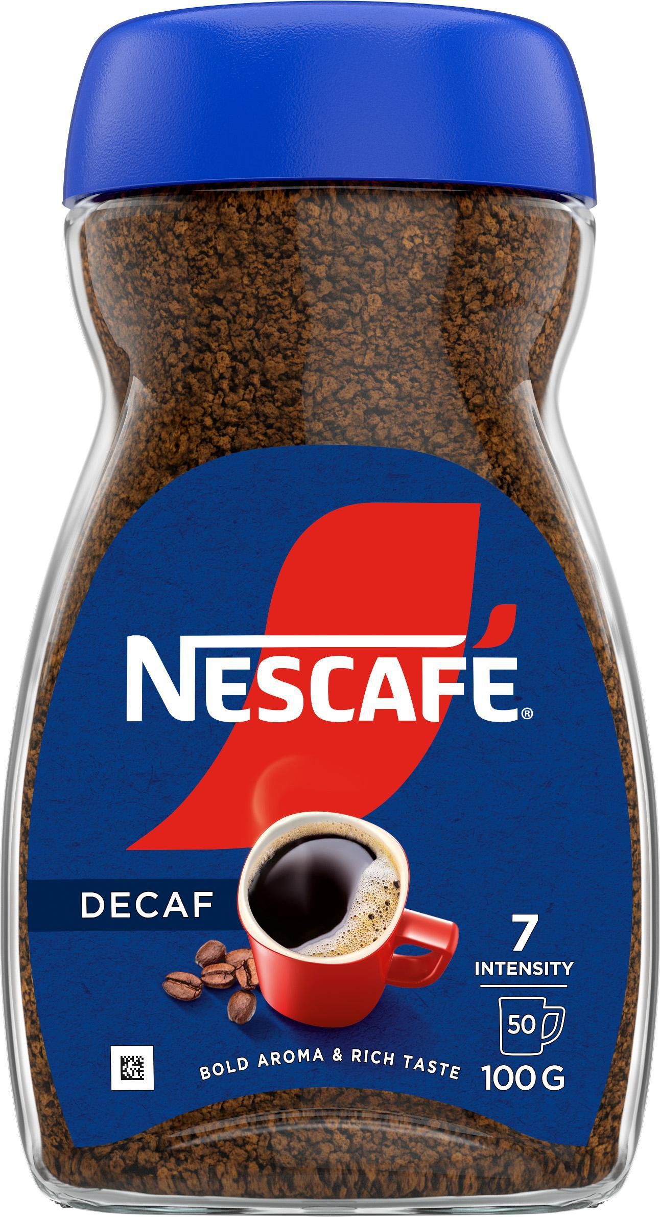 Nápoje - Nescafé Classic bez kofeinu, rozpustná káva, 100 g
