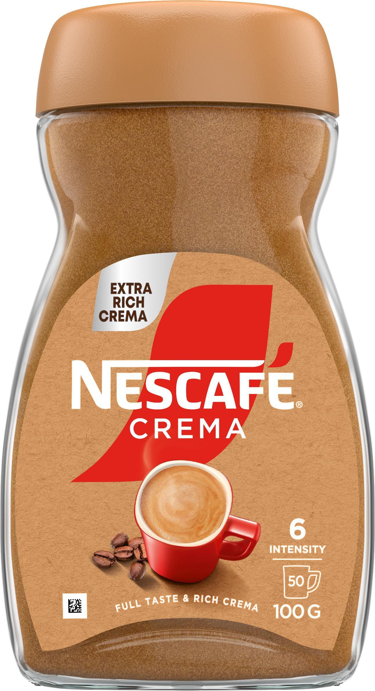 Nápoje - Nescafé Classic Crema, rozpustná káva, 100 g