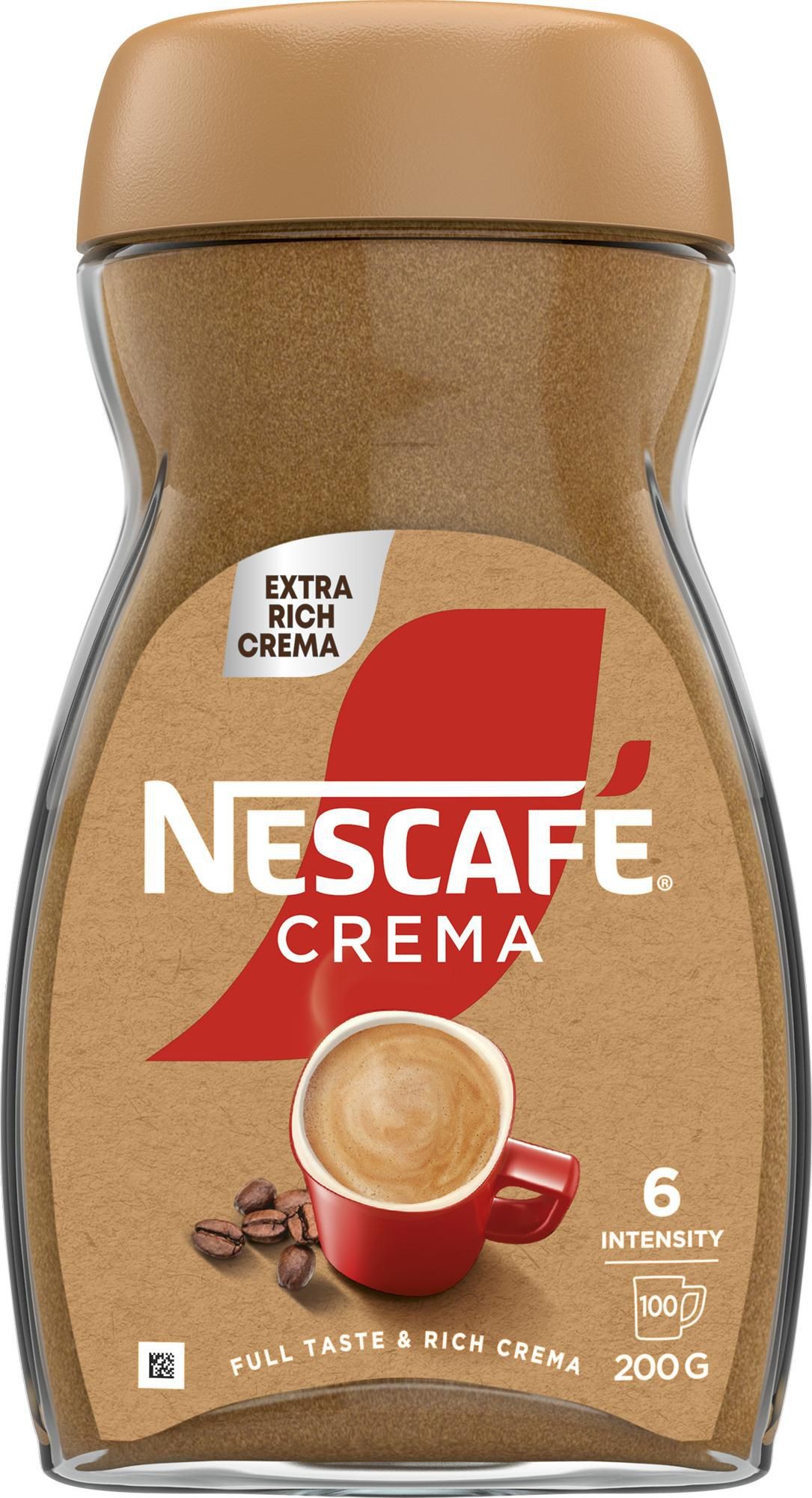 Nápoje - Nescafé Classic Crema, rozpustná káva, 200 g