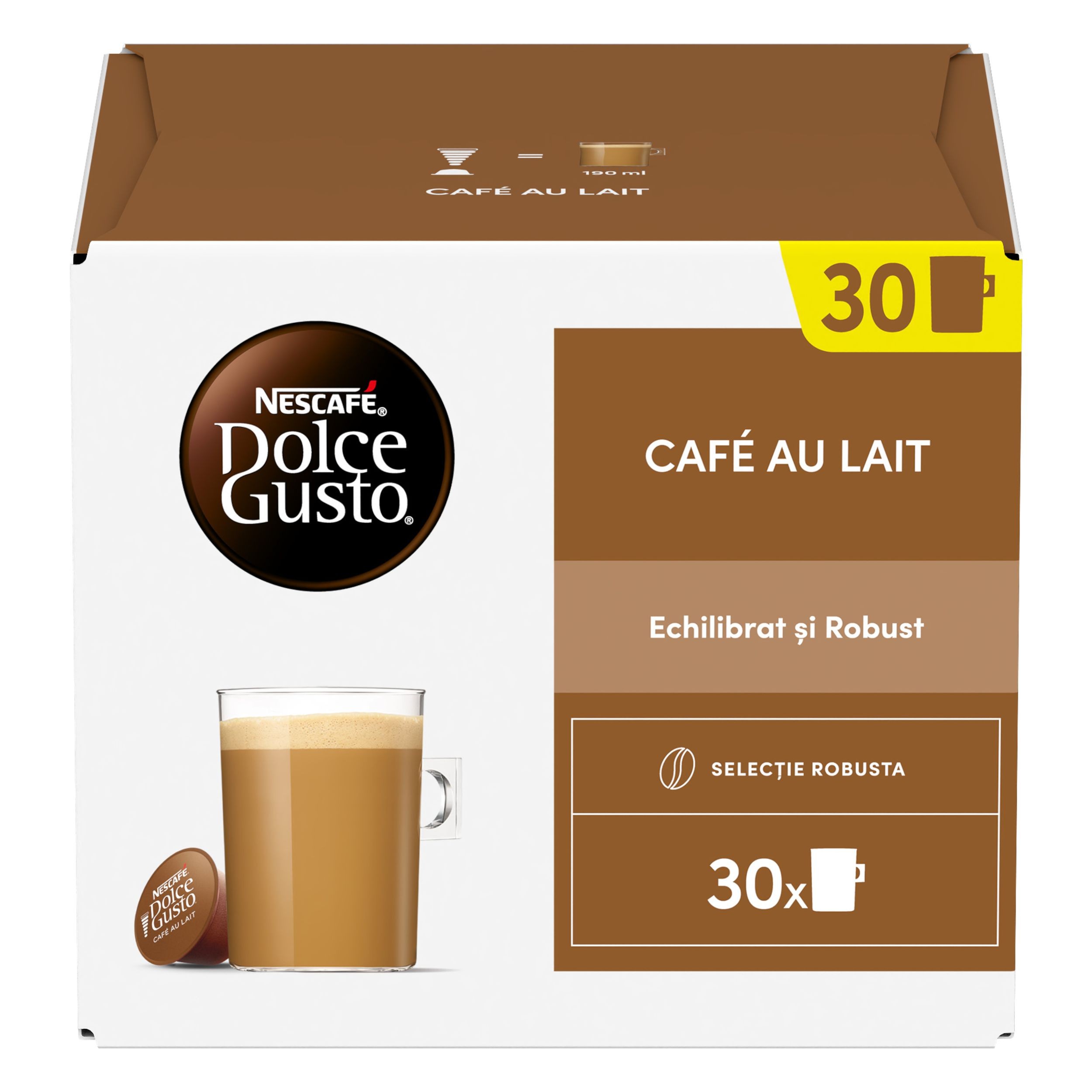 Nápoje - Nescafé Dolce Gusto Café au Lait kávové kapsle 30ks 300 g