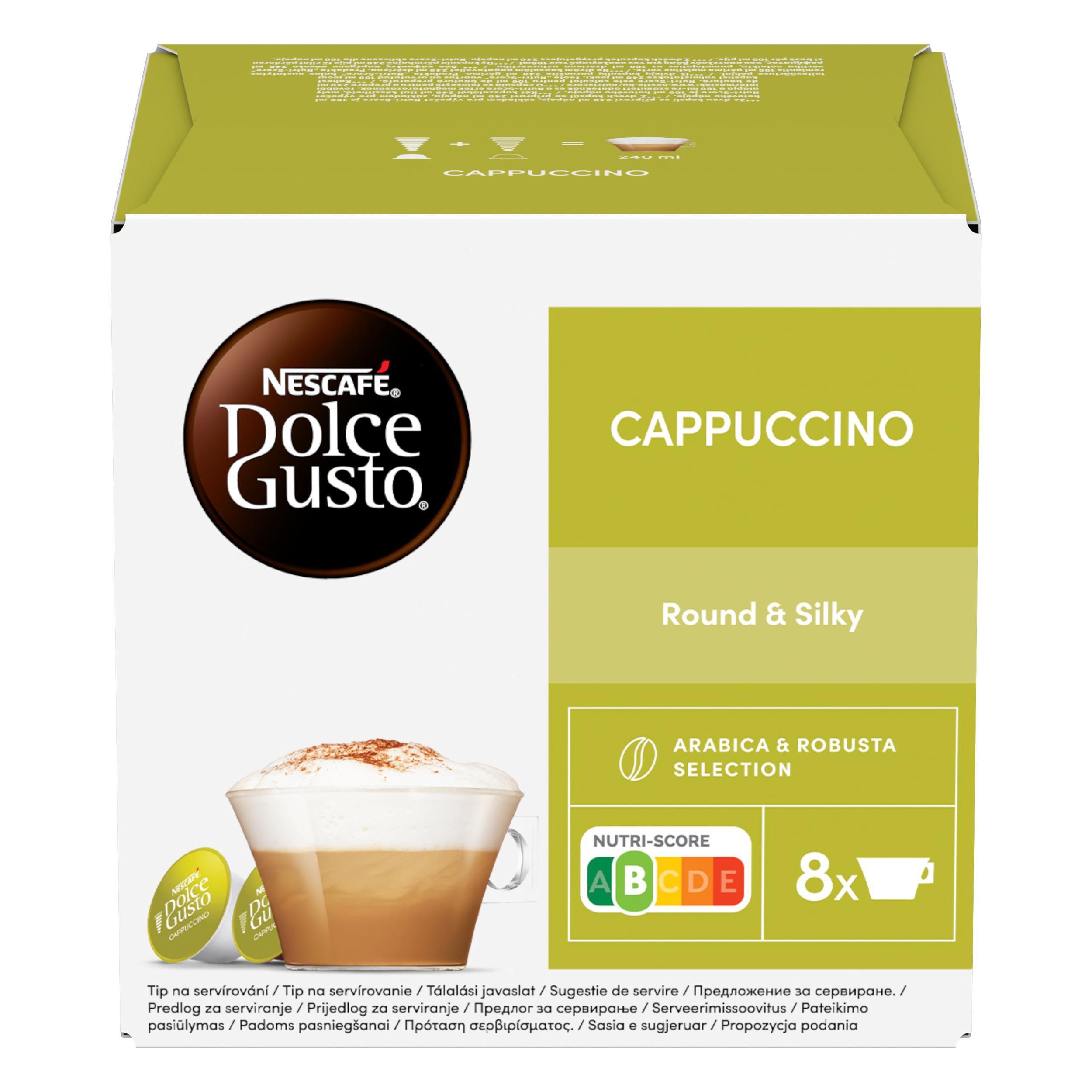 Nápoje - Nescafé Dolce Gusto Cappuccino kávové kapsle 16 ks