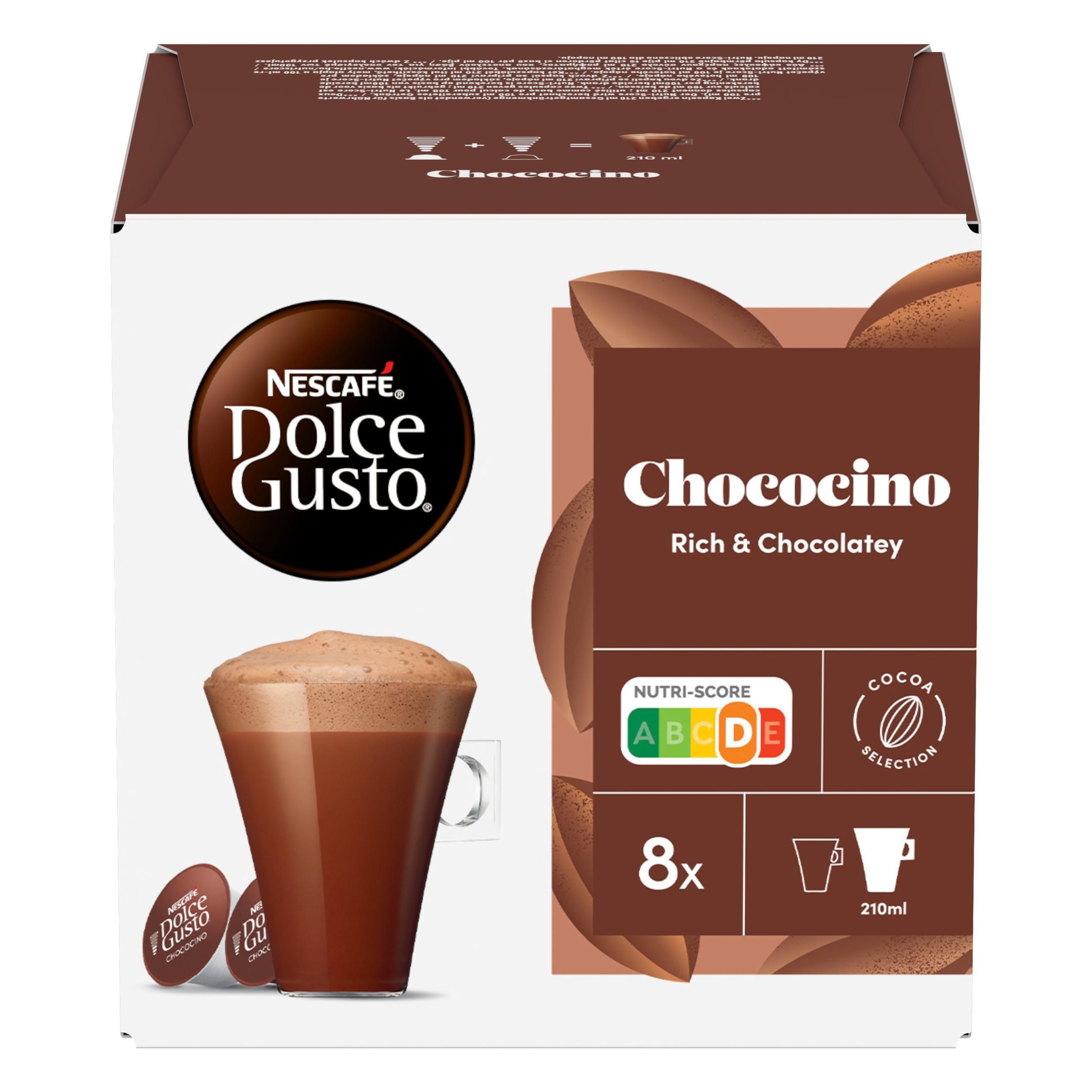 Nápoje - Nescafé Dolce Gusto Chococino - čokoládový nápoj 16 ks