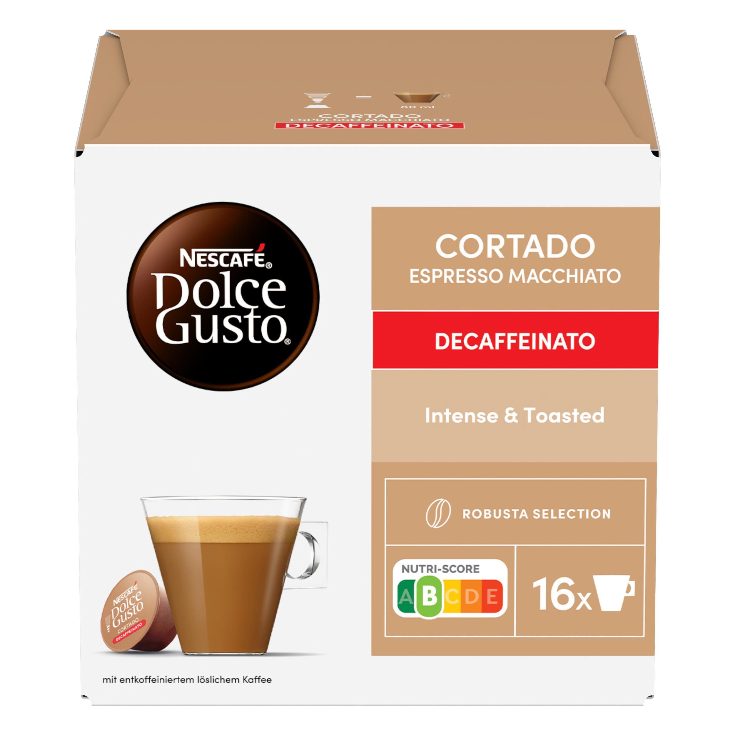 Nápoje - Nescafé Dolce Gusto Cortado Decaffeinato 99,2 g