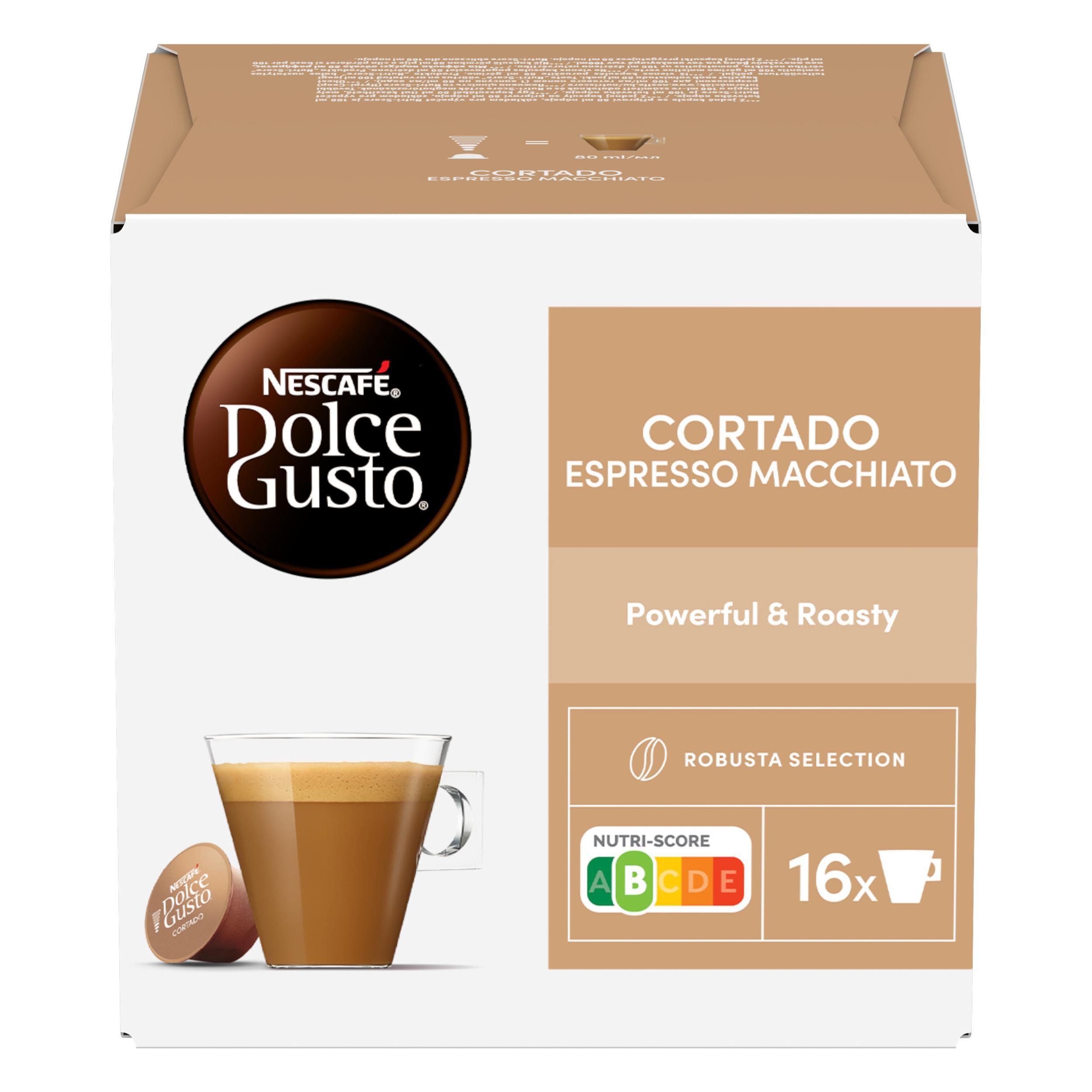 Nápoje - Nescafé Dolce Gusto Cortado kávové kapsle 101g 16 ks